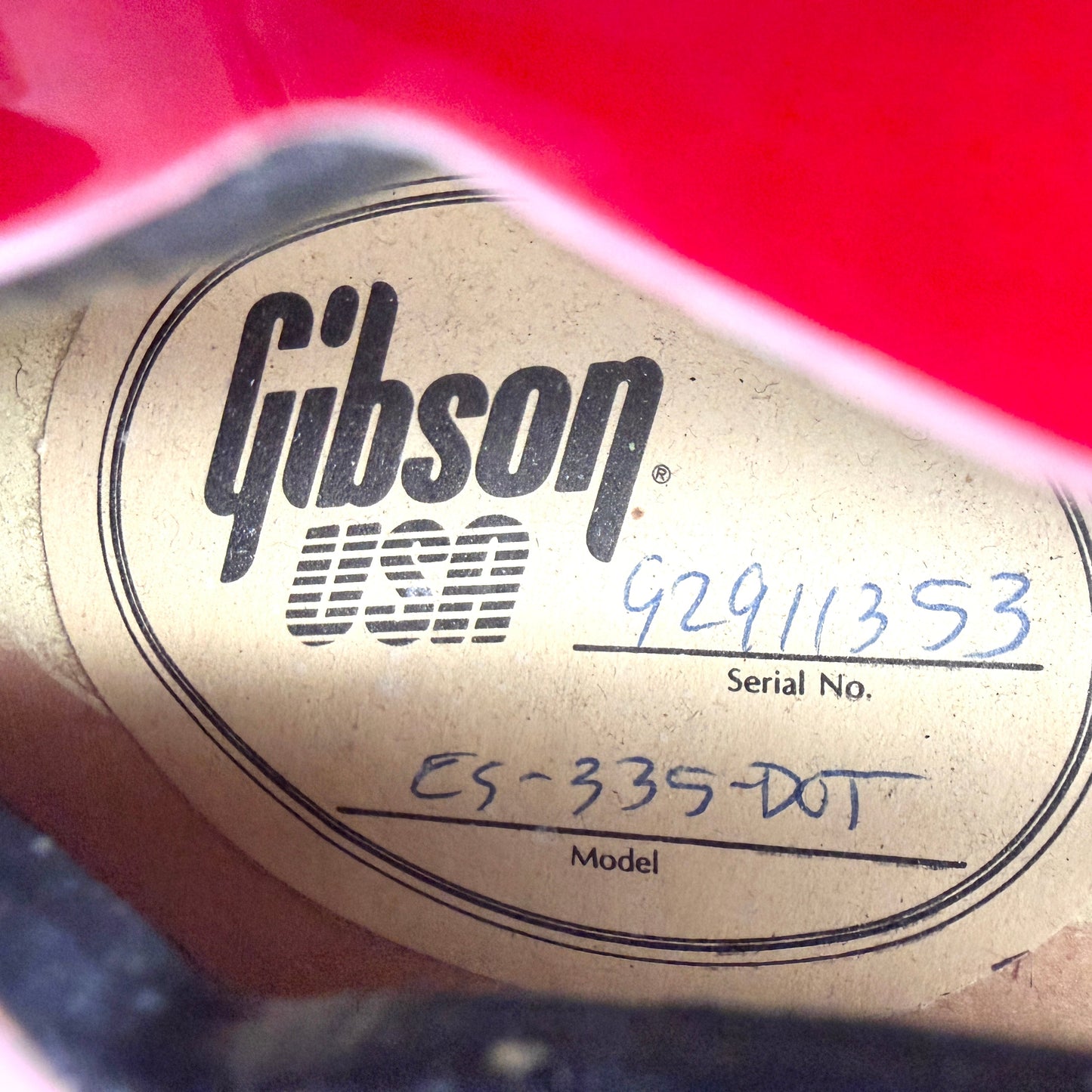 1991 Gibson ES-335 - Cherry | Tonebay