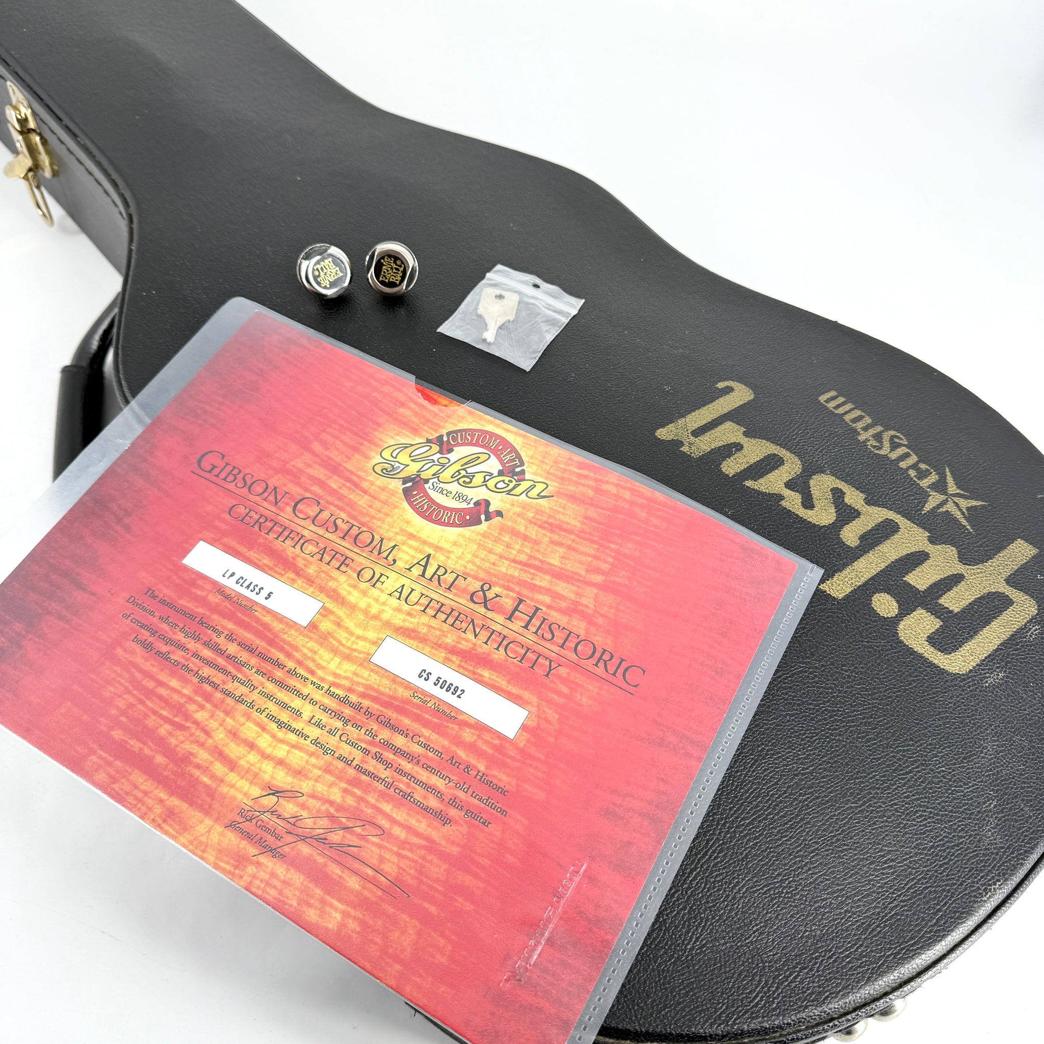 2005 Gibson Custom Shop Class 5 Les Paul - Trans Black | Tonebay