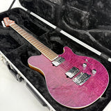 2018 Ernie Ball Music Man BFR Limited Edition Axis Super Sport HH Tremolo - Light Purple Quilt | Tonebay
