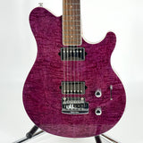 2018 Ernie Ball Music Man BFR Limited Edition Axis Super Sport HH Tremolo - Light Purple Quilt | Tonebay