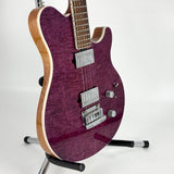 2018 Ernie Ball Music Man BFR Limited Edition Axis Super Sport HH Tremolo - Light Purple Quilt | Tonebay