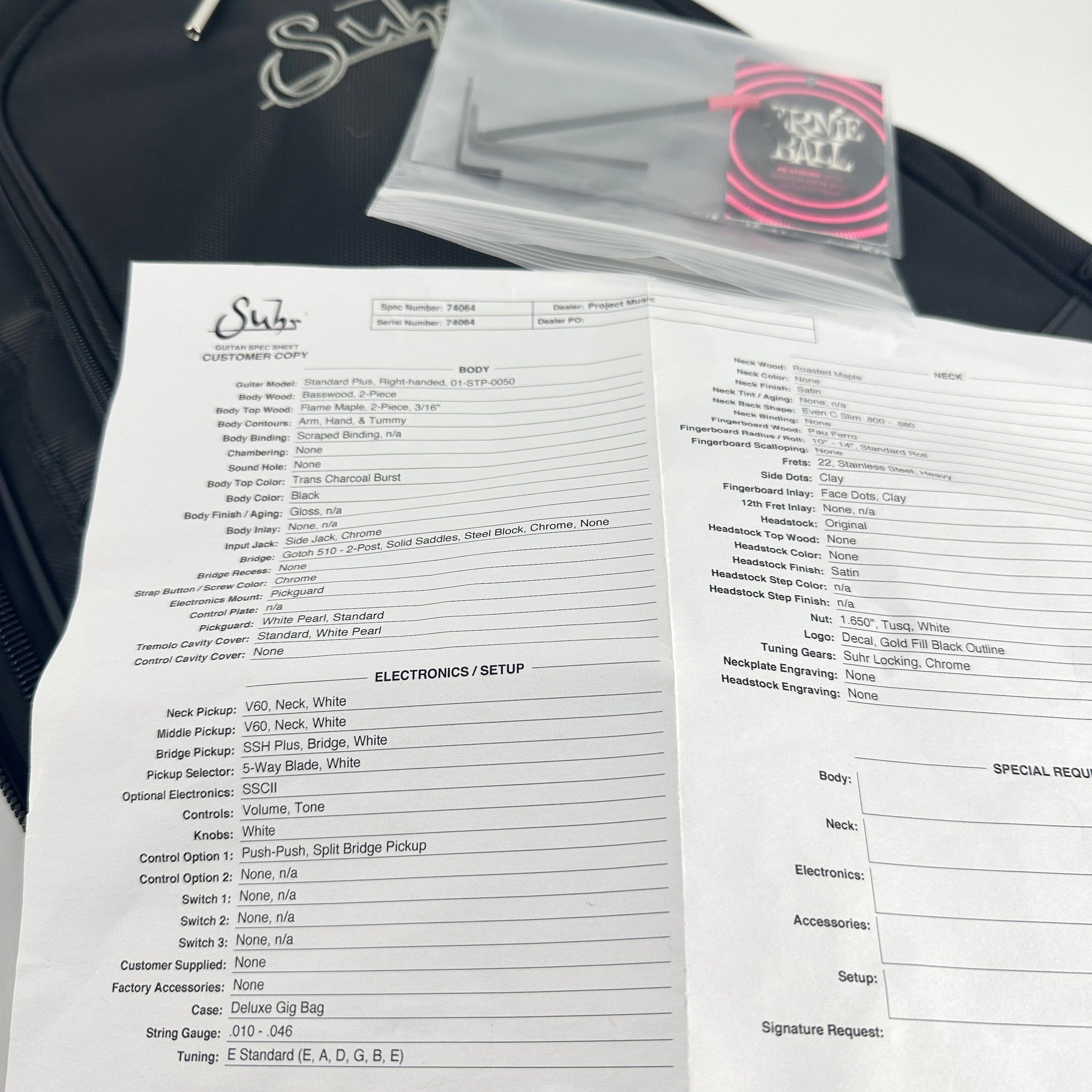 2023 Suhr Standard Plus - Trans Charcoal Burst | Tonebay