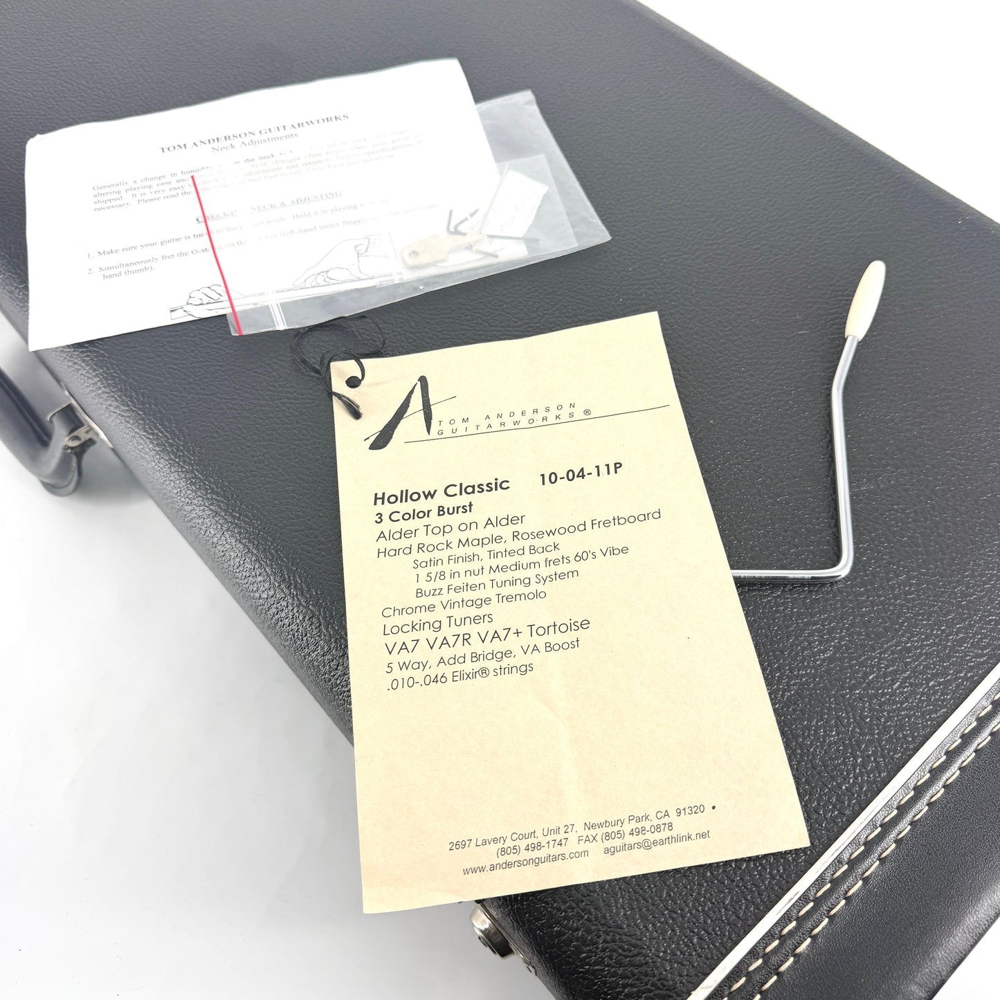 2011 Tom Anderson Hollow Classic - 3 Colour Burst | Tonebay