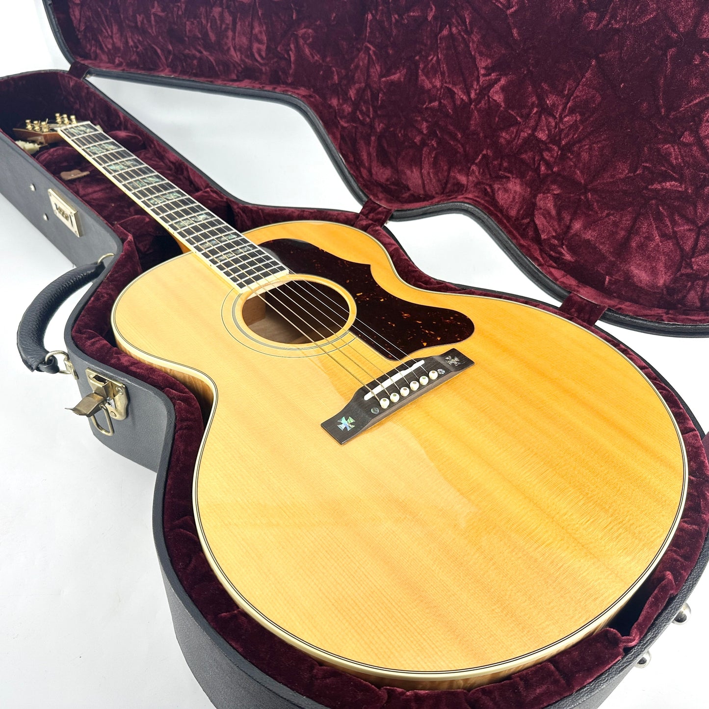 2003 Gibson Custom Shop J-185 Elite Custom – Antique Natural | Tonebay