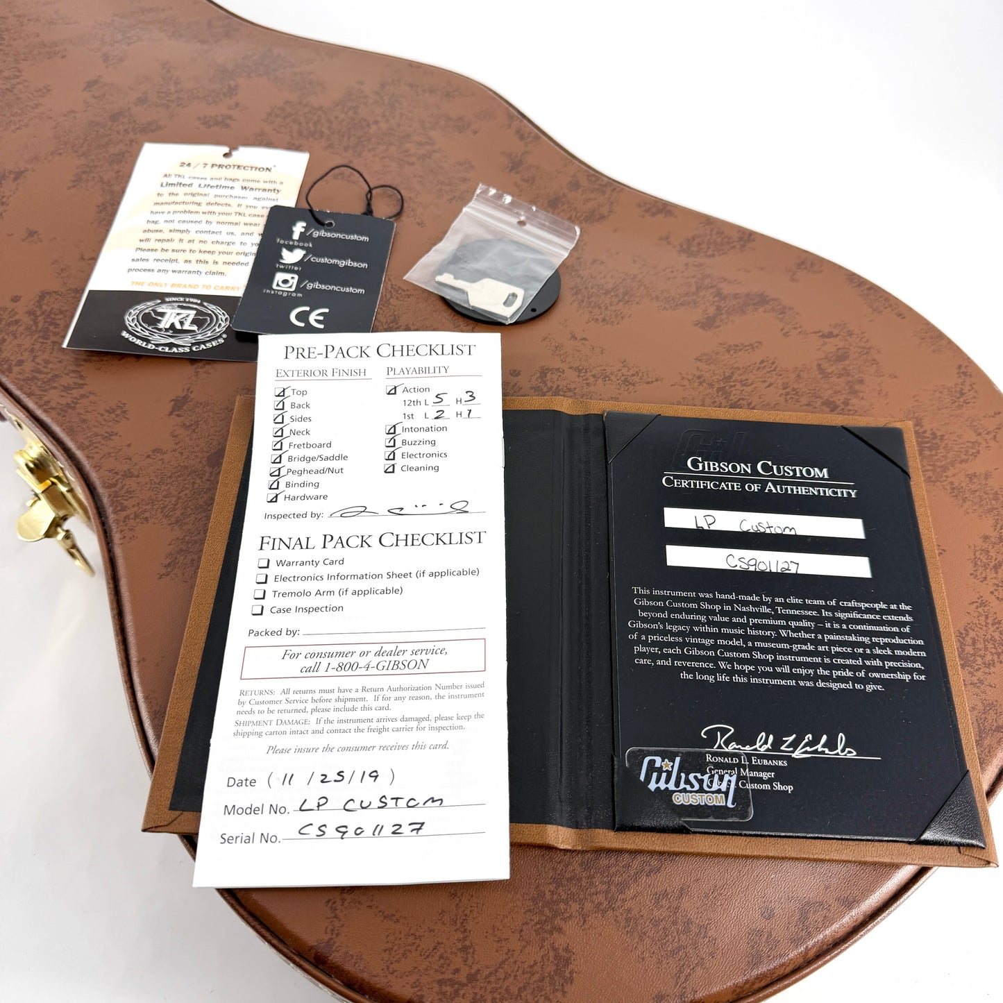 2019 Gibson Les Paul Custom – Alpine White | Tonebay