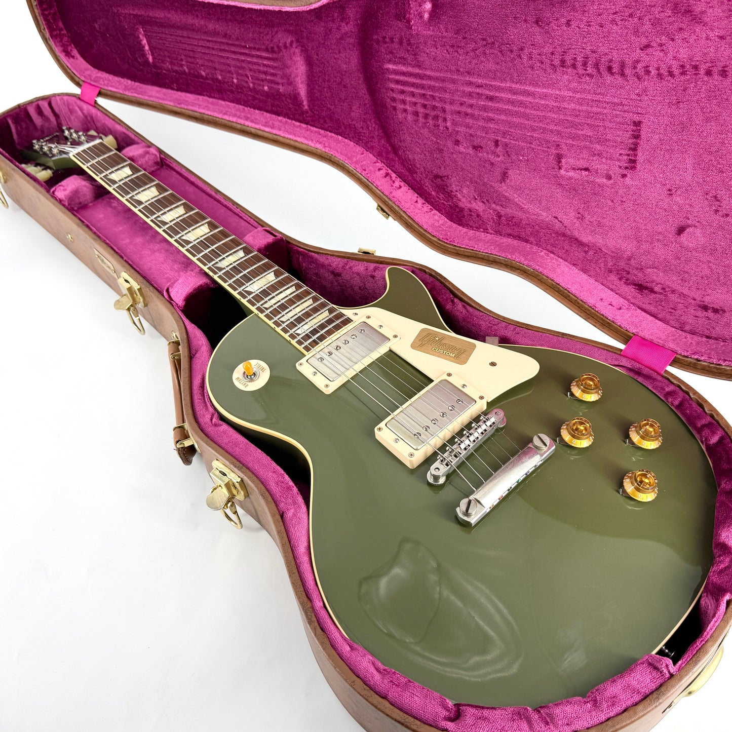 2015 Gibson Custom Shop Limited Edition 1958 Reissue Les Paul - Olive Grab Green | Tonebay