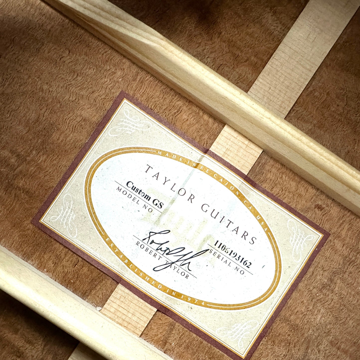 2013 Taylor Custom Shop Grand Symphony Custom GS - Redwood | Tonebay