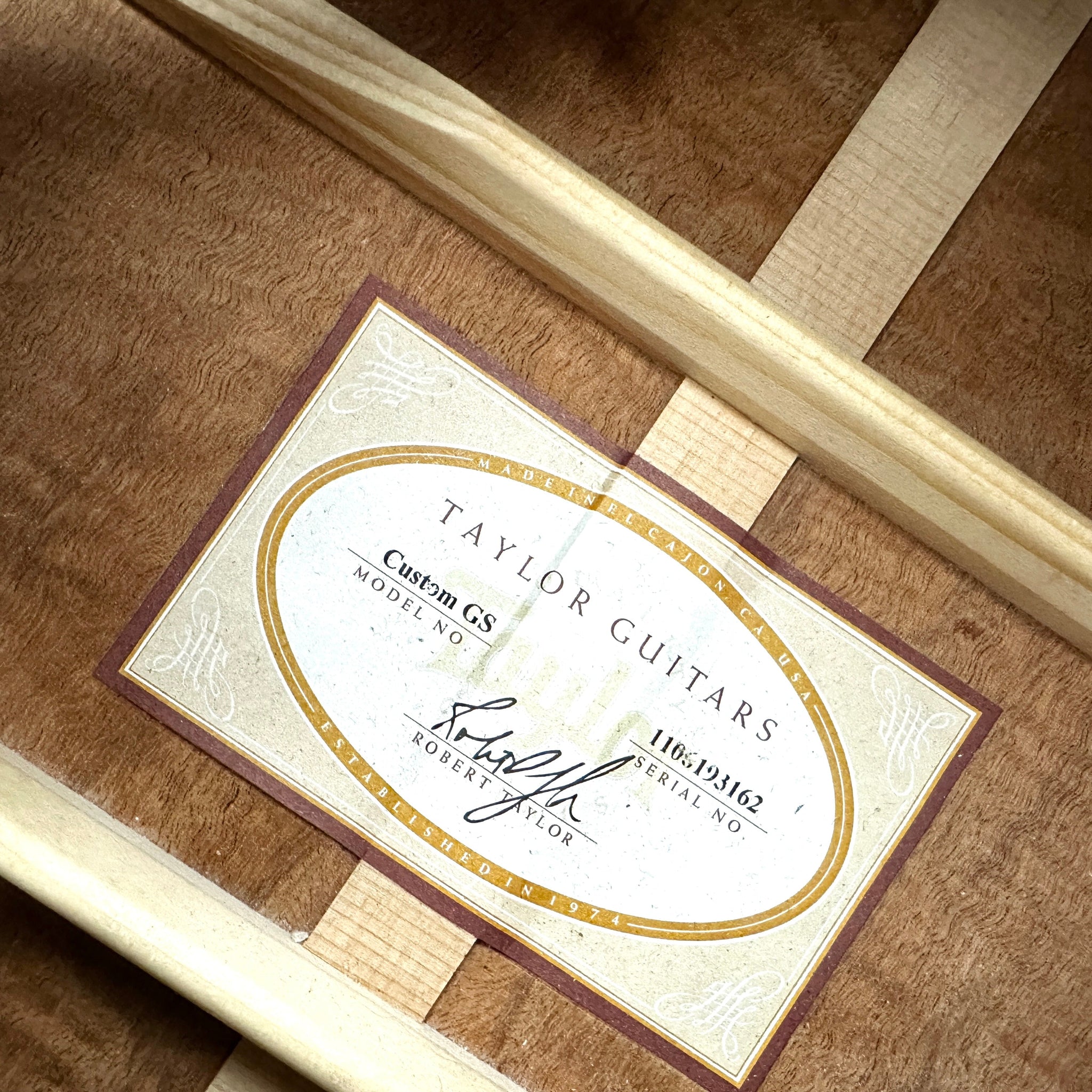 2013 Taylor Custom Shop Grand Symphony Custom GS - Redwood | Tonebay