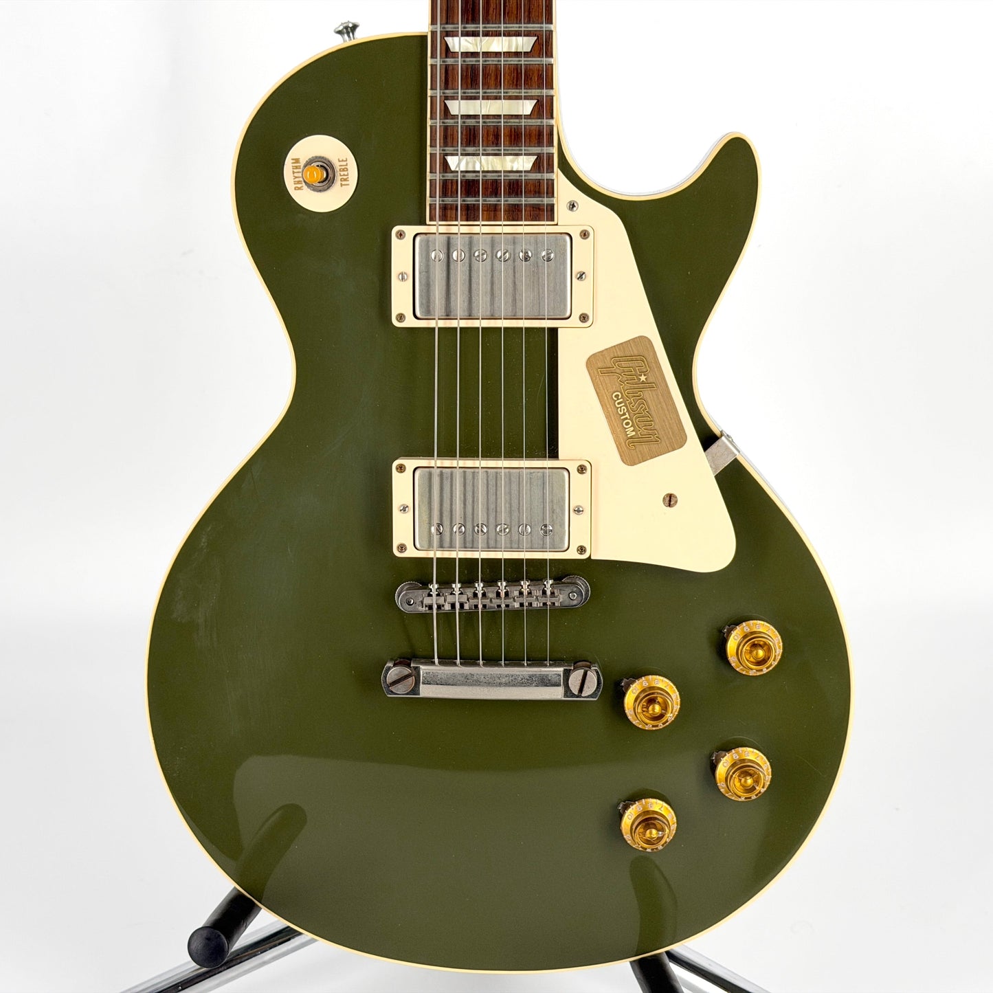2015 Gibson Custom Shop Limited Edition 1958 Reissue Les Paul - Olive Grab Green | Tonebay