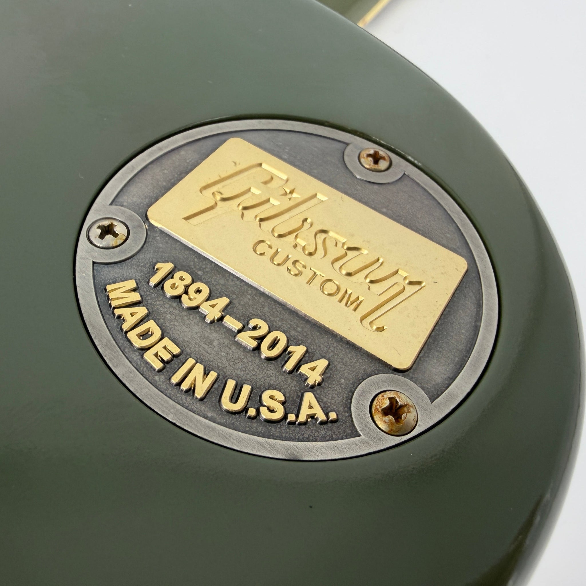 2015 Gibson Custom Shop Limited Edition 1958 Reissue Les Paul - Olive Grab Green | Tonebay