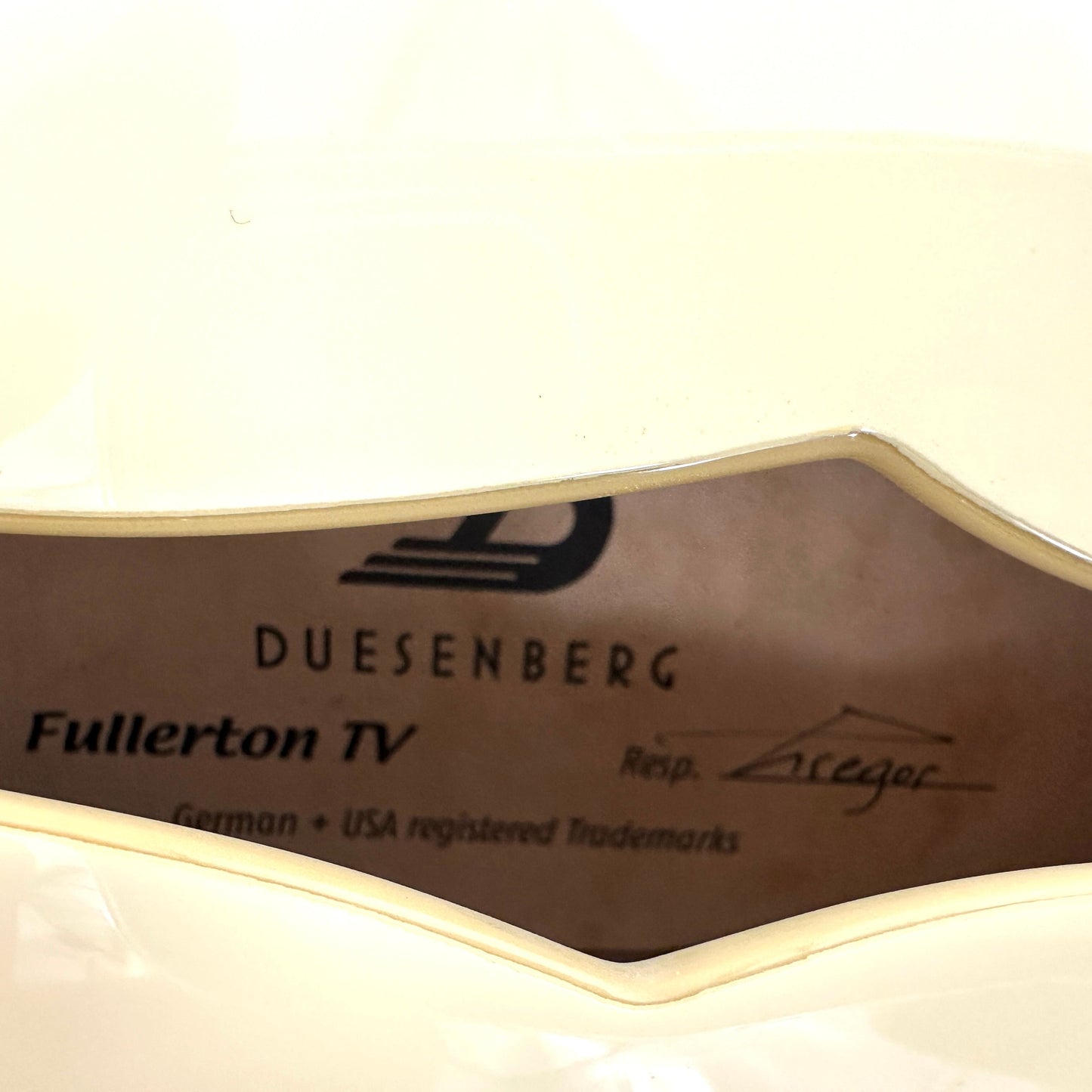 2018 Duesenberg Starplayer Fullerton TV - Vintage White | Tonebay