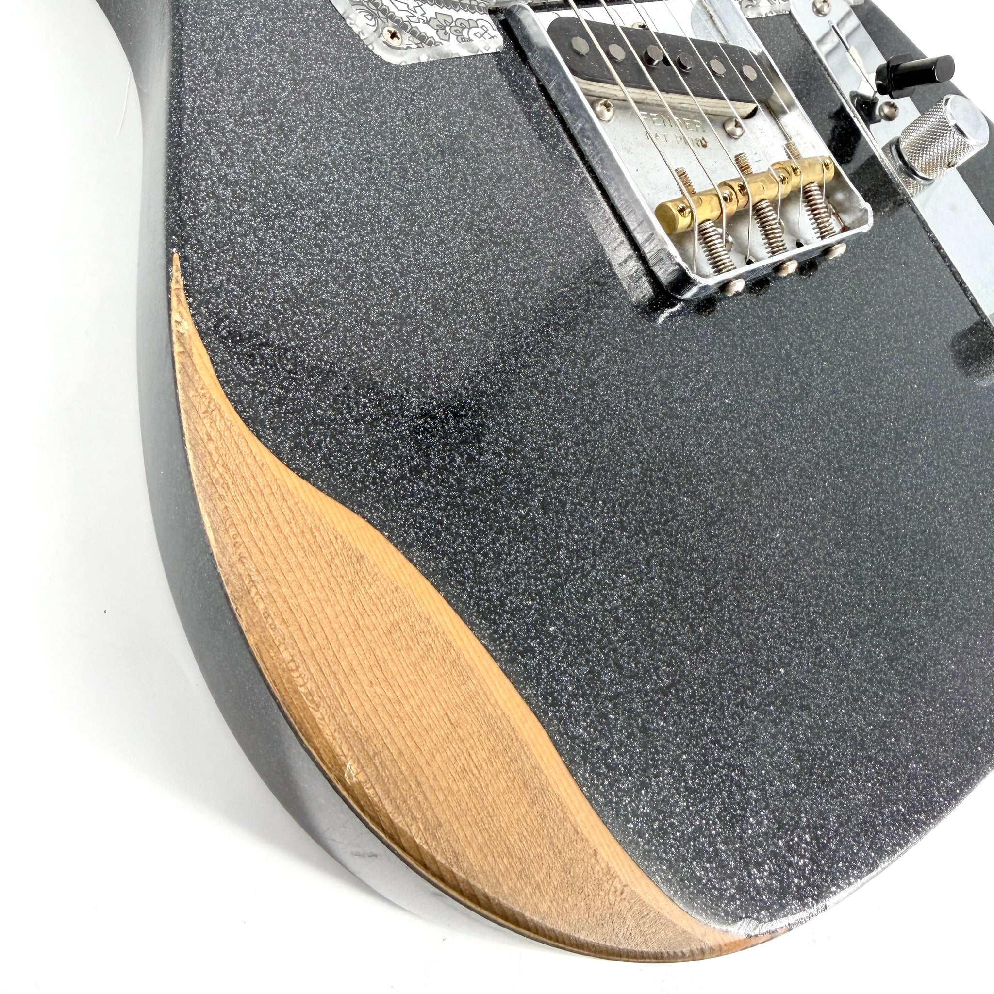 2020 Fender Brad Paisley Road Worn Esquire – Black Sparkle | Tonebay