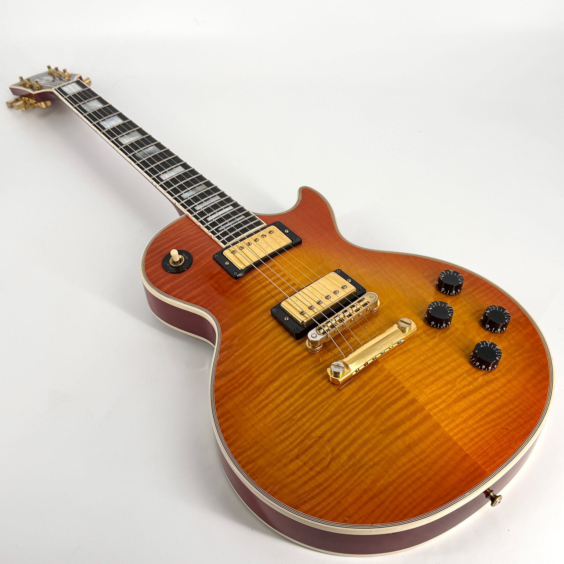 2001 Gibson Les Paul Custom – Tangerine Burst | Tonebay
