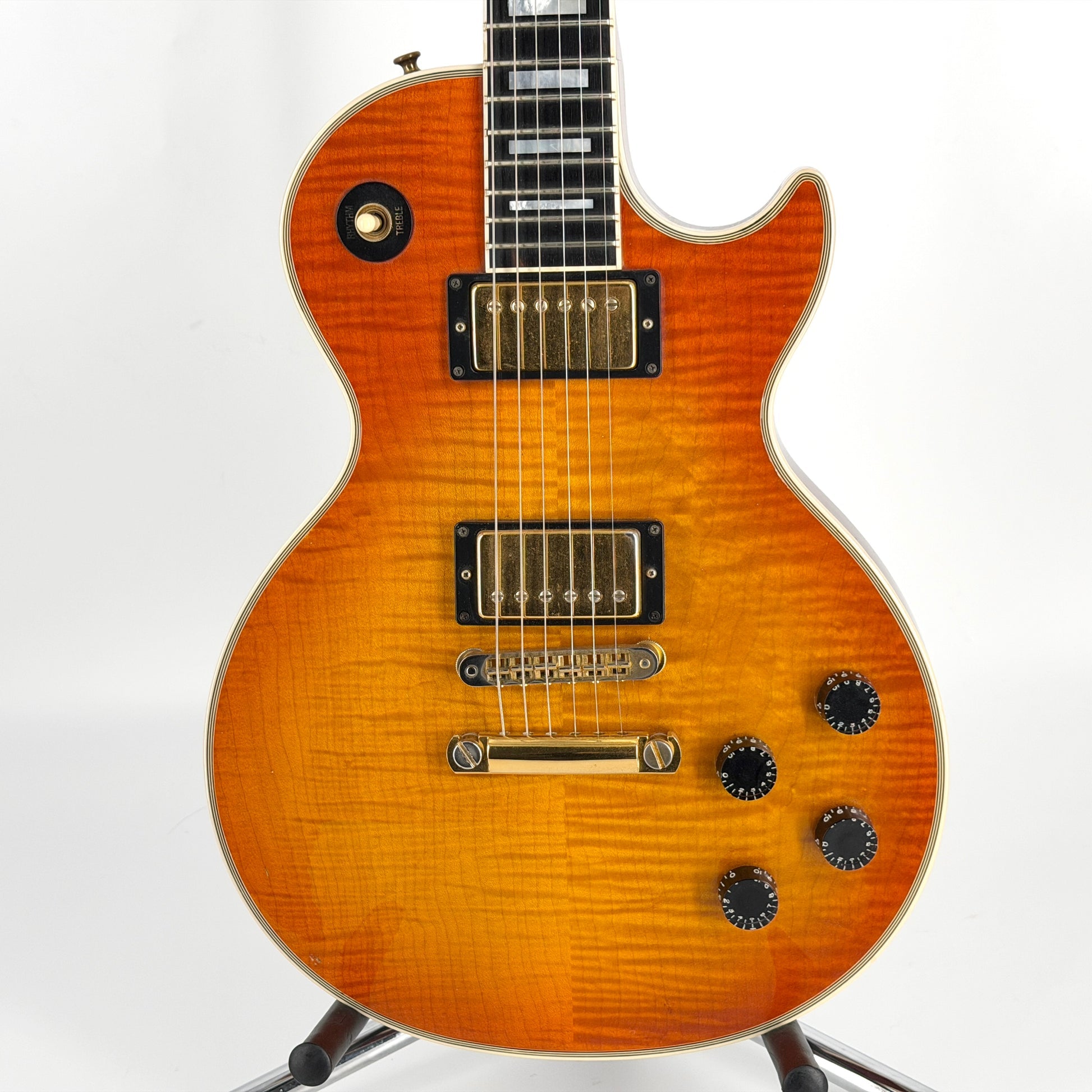 2001 Gibson Les Paul Custom – Tangerine Burst | Tonebay