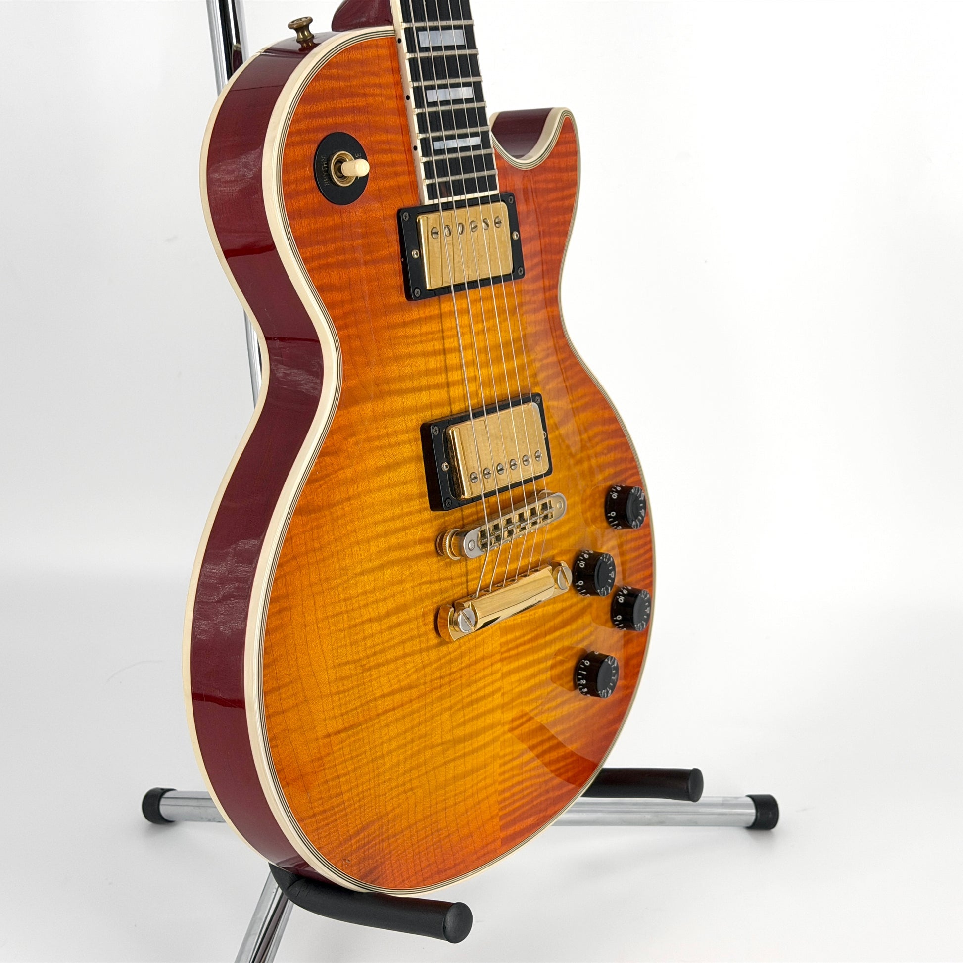 2001 Gibson Les Paul Custom – Tangerine Burst | Tonebay