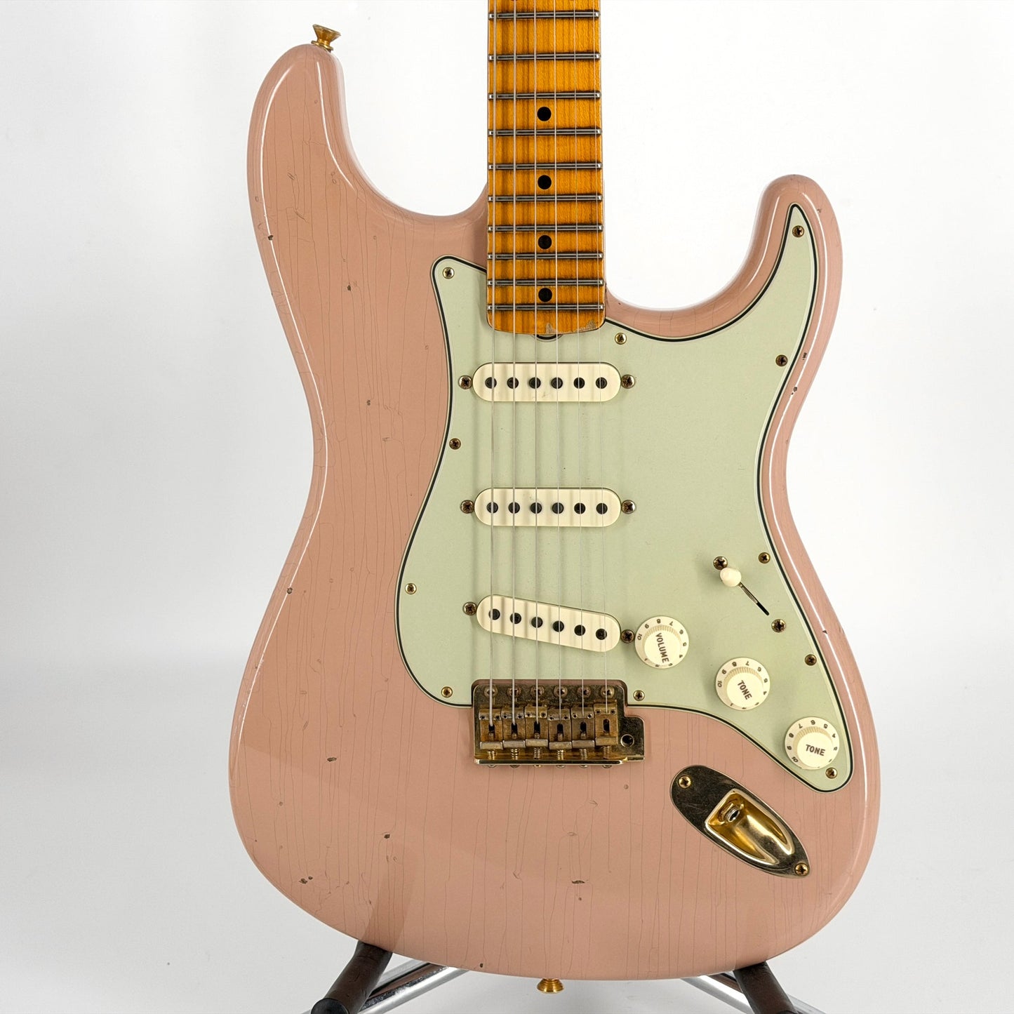 2021 Fender Custom Shop Limited Edition ’62 Journeyman Relic Stratocaster - Dirty Shell Pink | Tonebay