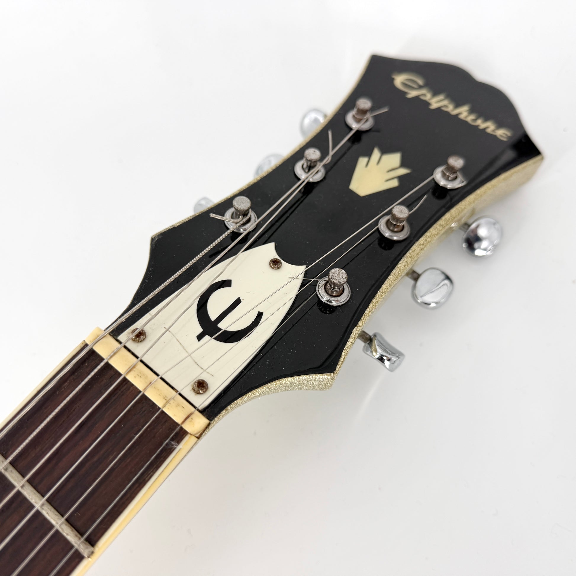 1997 Epiphone Limited Edition Riviera - Peerless Korea - Silver Sparkle | Tonebay