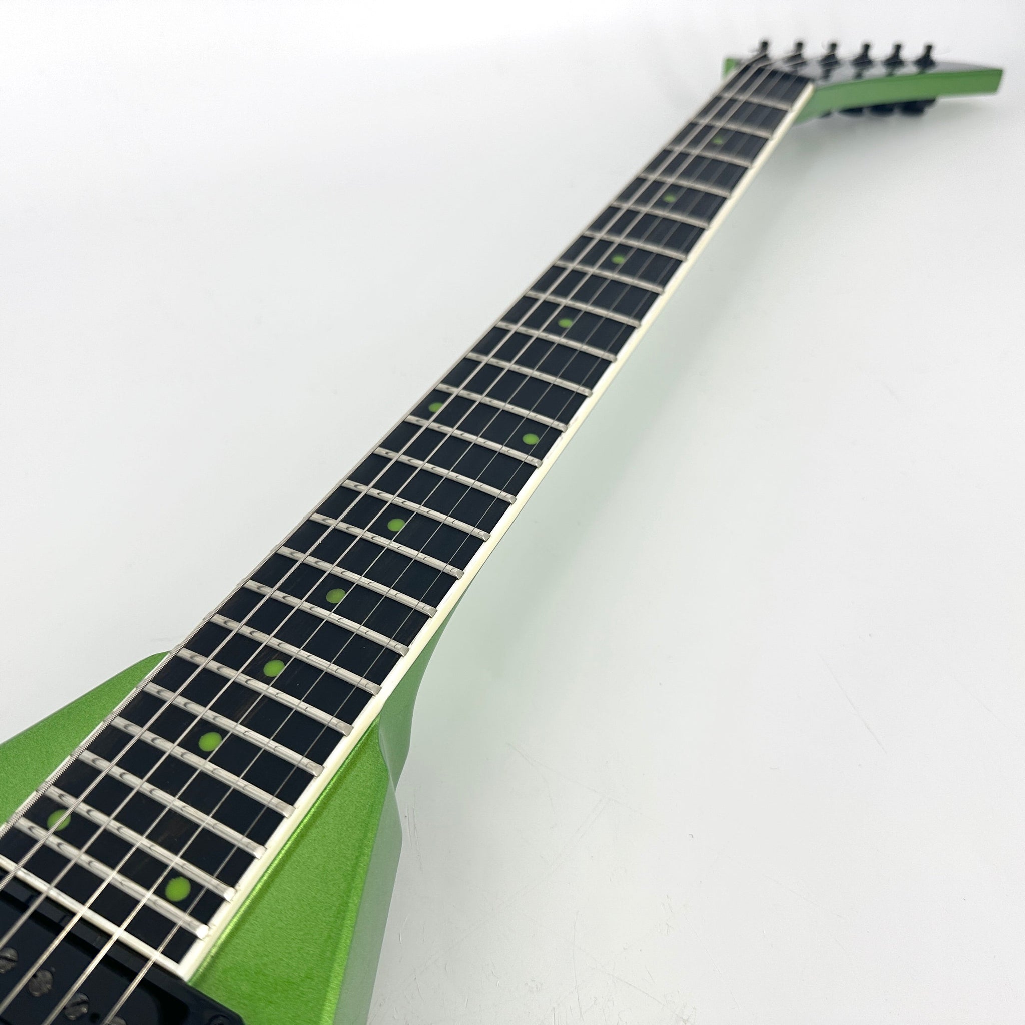 2022 Kramer Dave Mustaine Vanguard Rust in Peace - Alien Tech Green | Tonebay