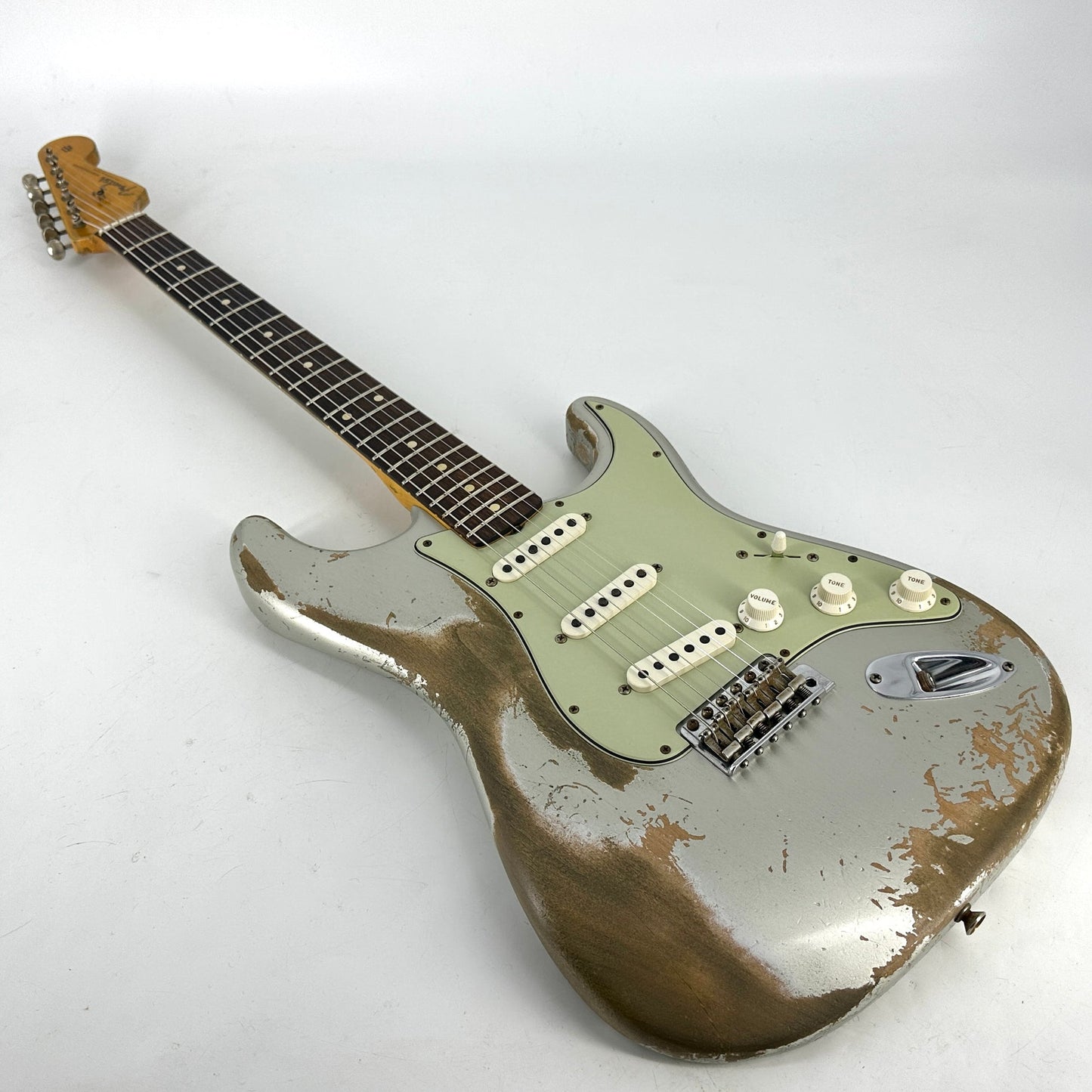 2021 Fender Custom Shop 60’s Stratocaster Super Heavy Relic – Inca Silver | Tonebay