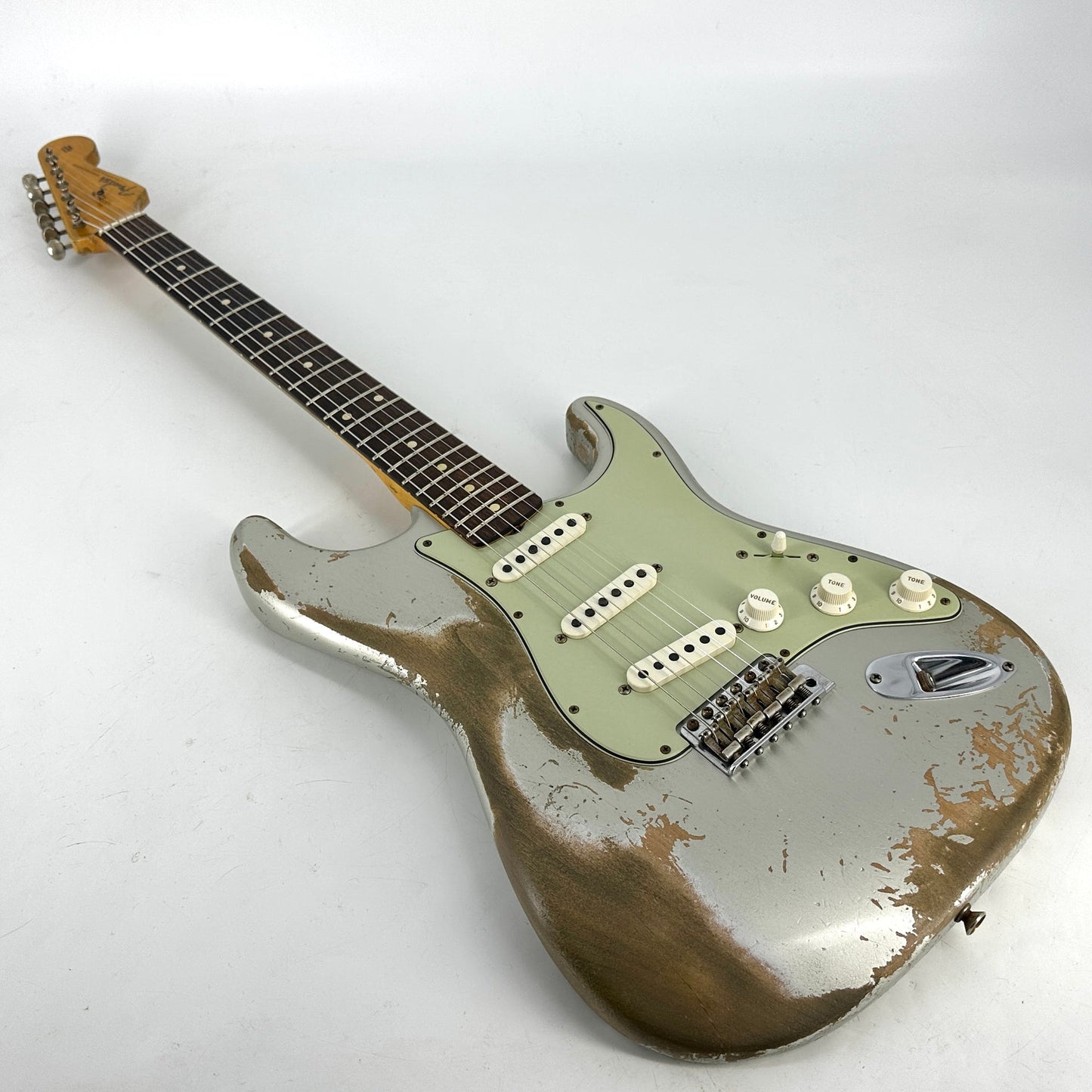 2021 Fender Custom Shop 60’s Stratocaster Super Heavy Relic – Inca Silver | Tonebay