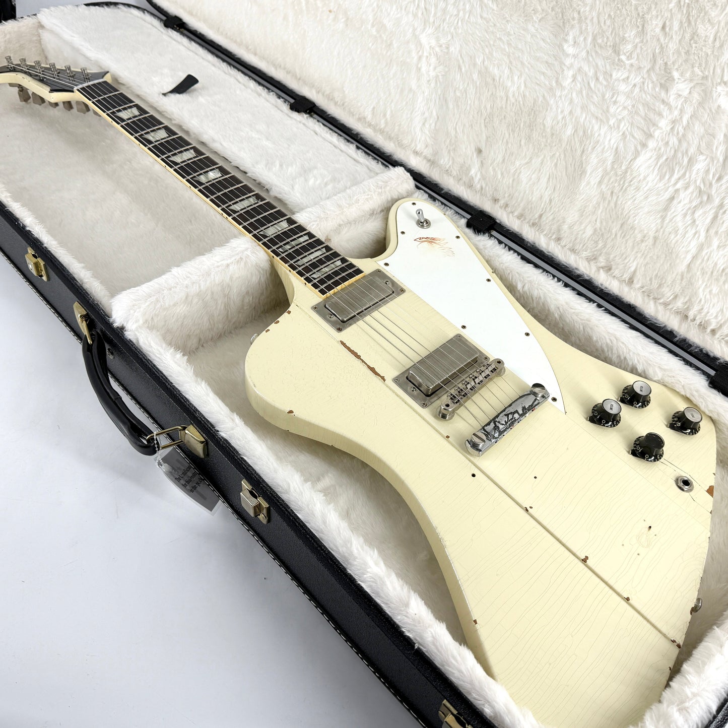 2021 Gibson Custom Shop Murphy Aged Johnny Winter 1964 Firebird V - Polaris White | Tonebay