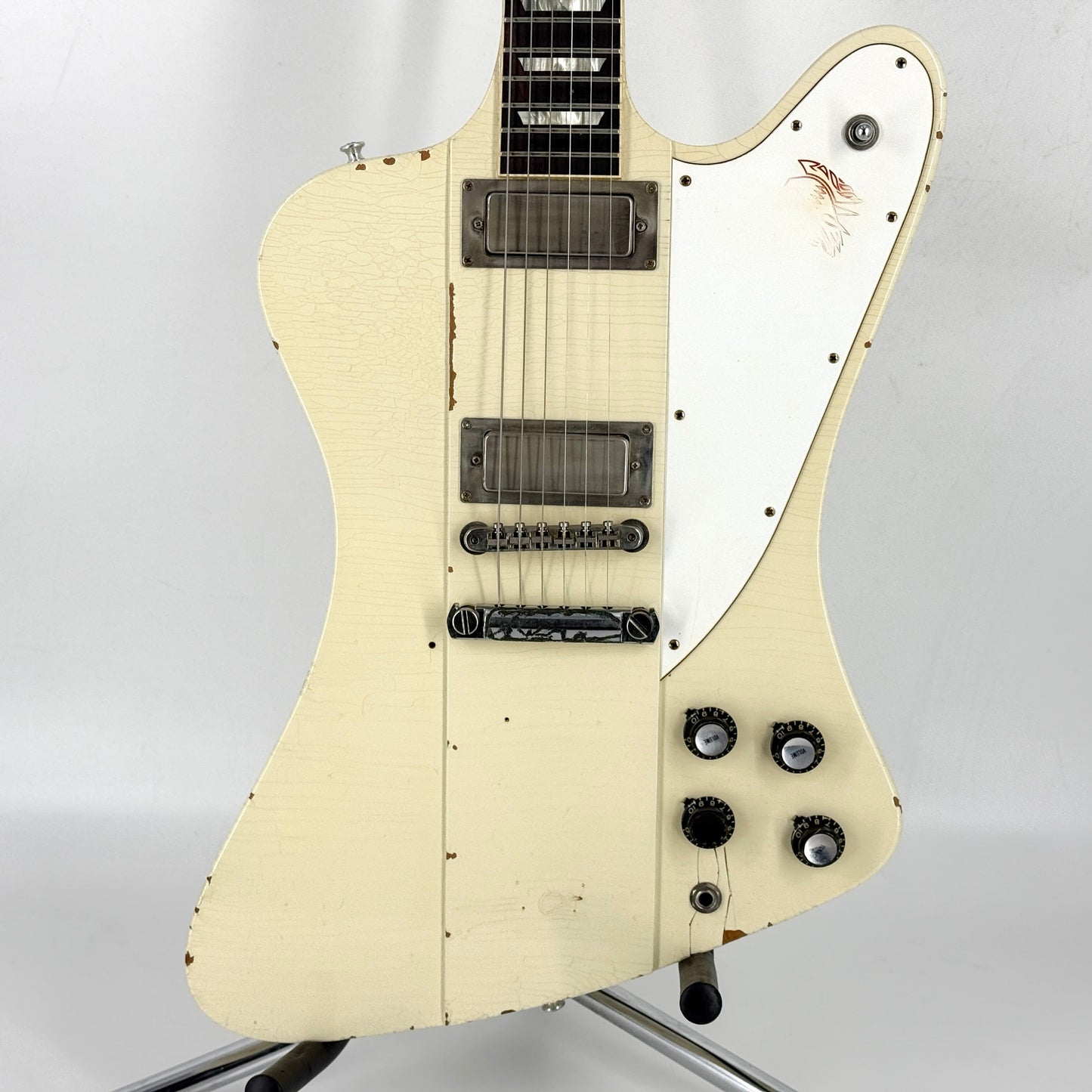 2021 Gibson Custom Shop Murphy Aged Johnny Winter 1964 Firebird V - Polaris White | Tonebay