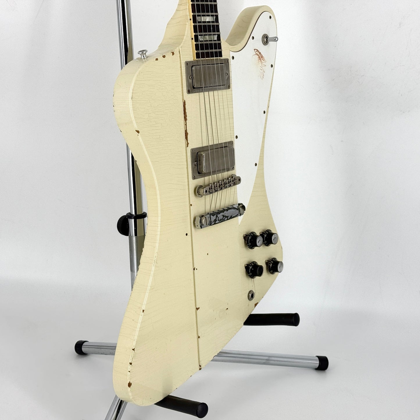 2021 Gibson Custom Shop Murphy Aged Johnny Winter 1964 Firebird V - Polaris White | Tonebay