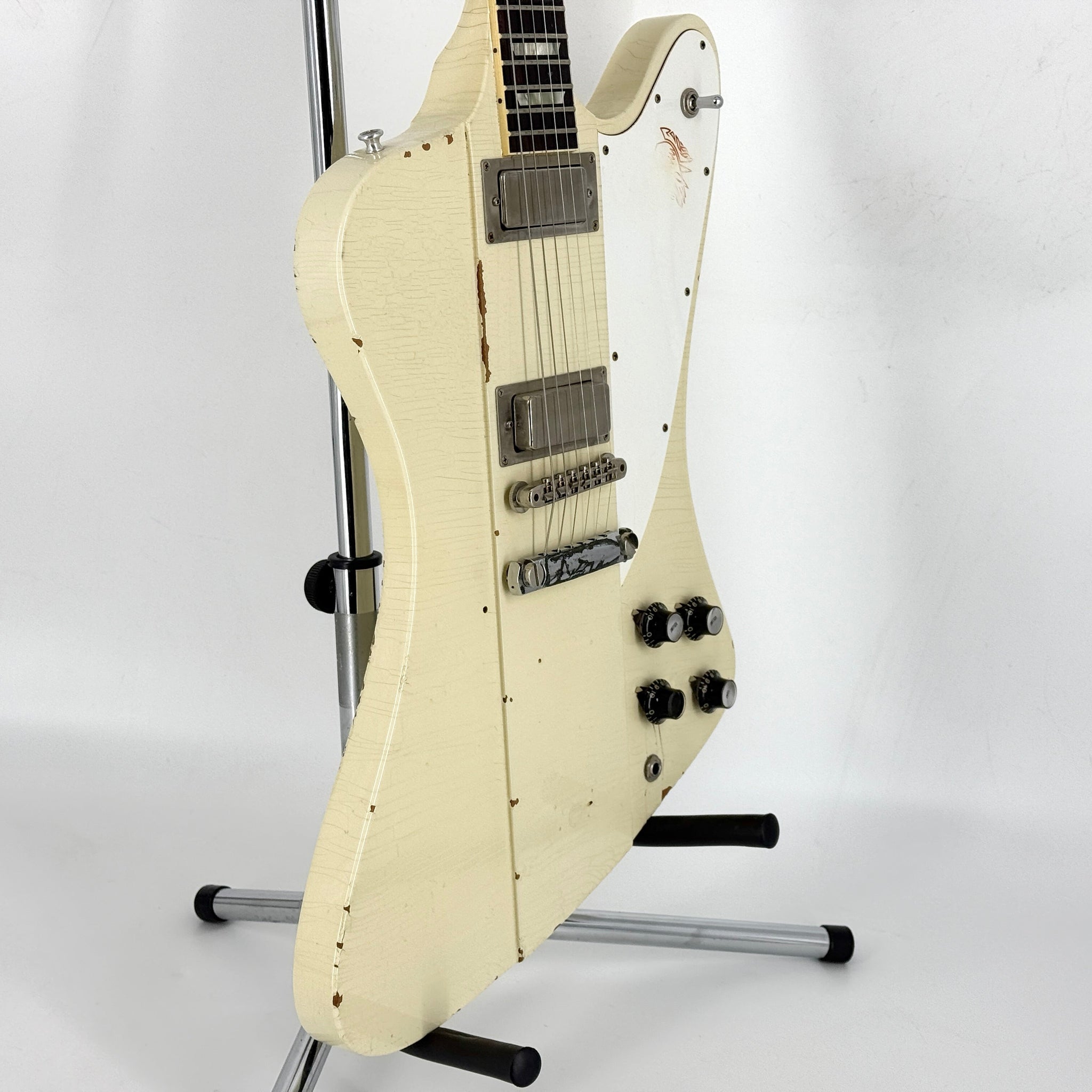 2021 Gibson Custom Shop Murphy Aged Johnny Winter 1964 Firebird V - Polaris White | Tonebay