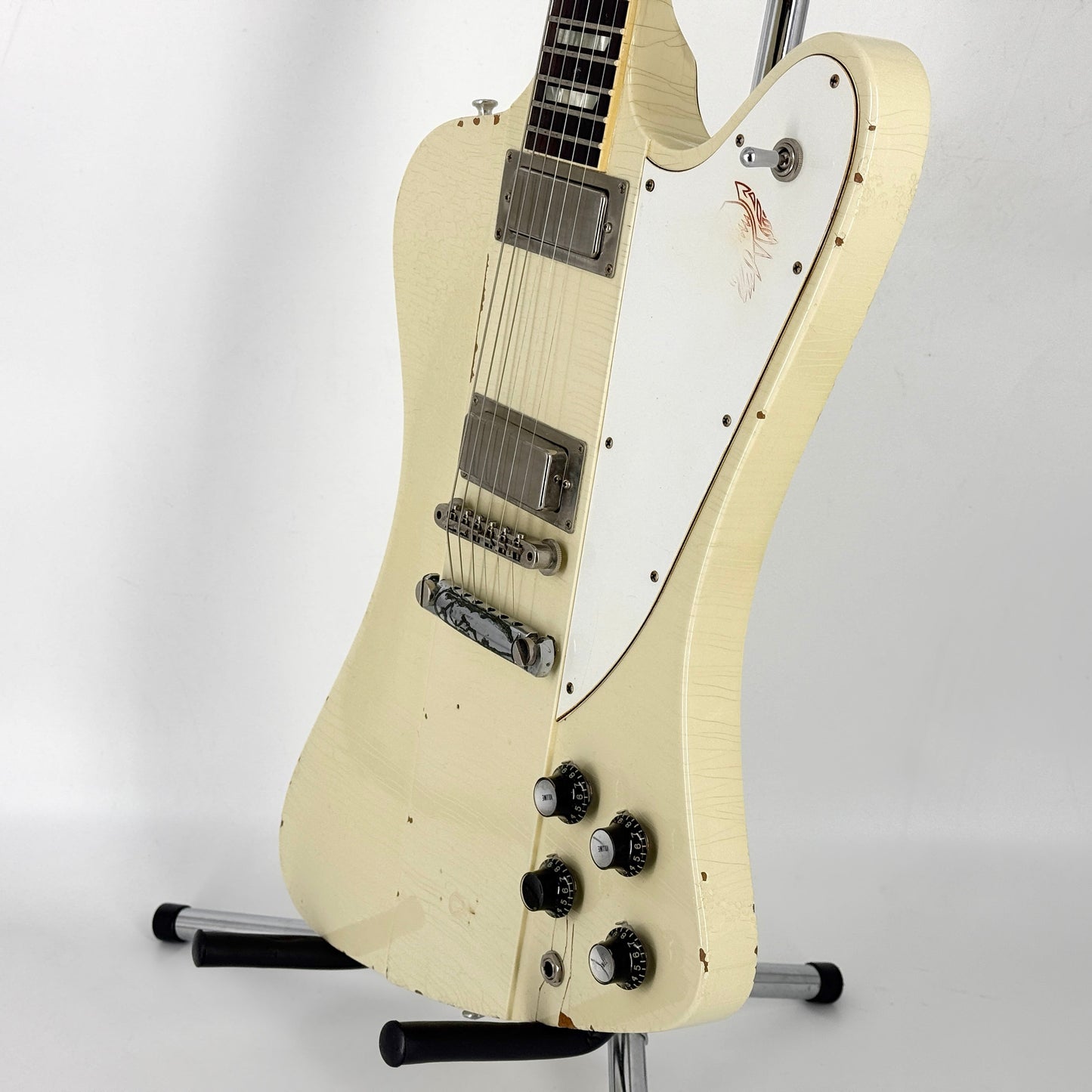 2021 Gibson Custom Shop Murphy Aged Johnny Winter 1964 Firebird V - Polaris White | Tonebay