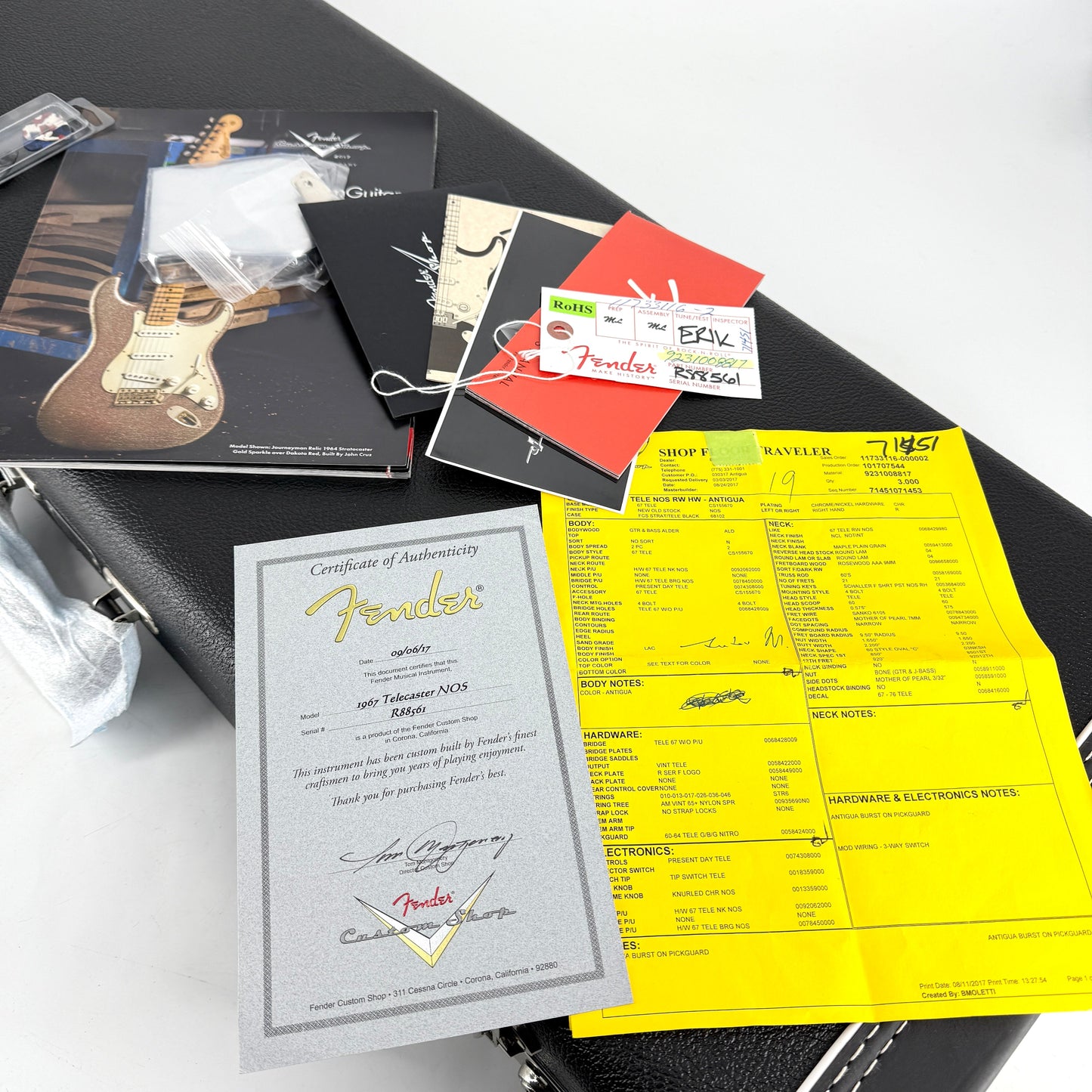 2017 Fender Custom Shop ’67 Telecaster NOS – Antigua | Tonebay