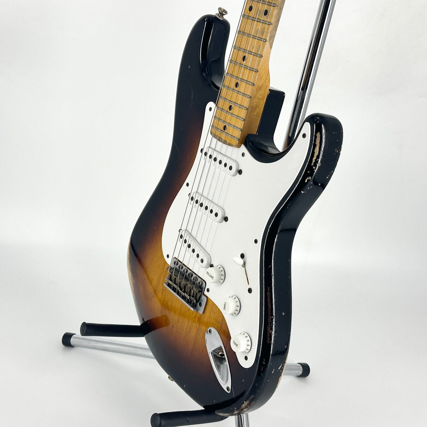 2014 Fender Custom Shop 60th Anniversary '54 Stratocaster Heavy Relic – 2 Tone Sunburst | Tonebay
