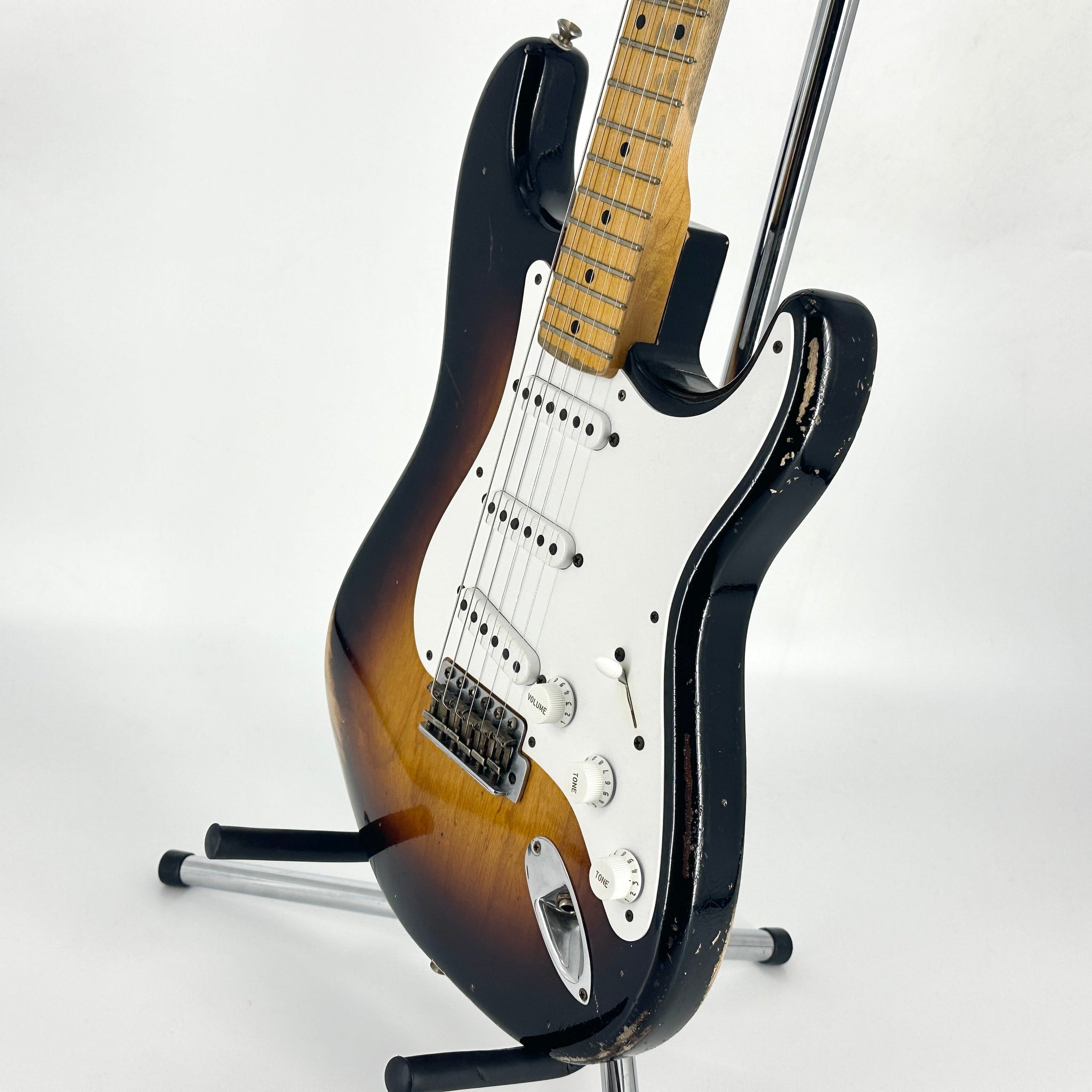 2014 Fender Custom Shop 60th Anniversary '54 Stratocaster Heavy Relic – 2 Tone Sunburst | Tonebay