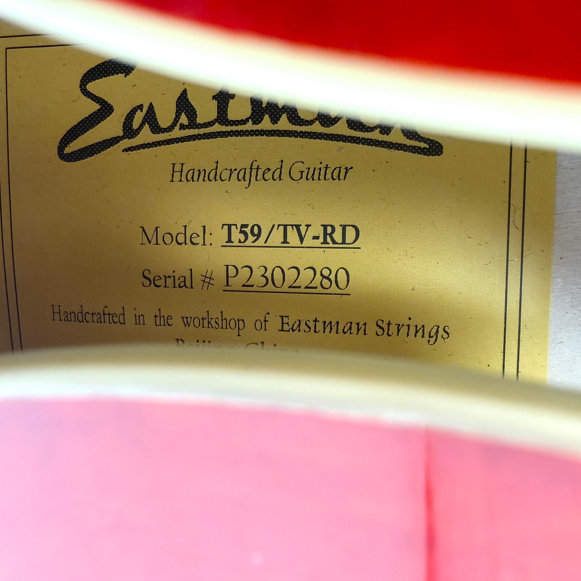 2023 Eastman T59/TV-RD - Vintage Red