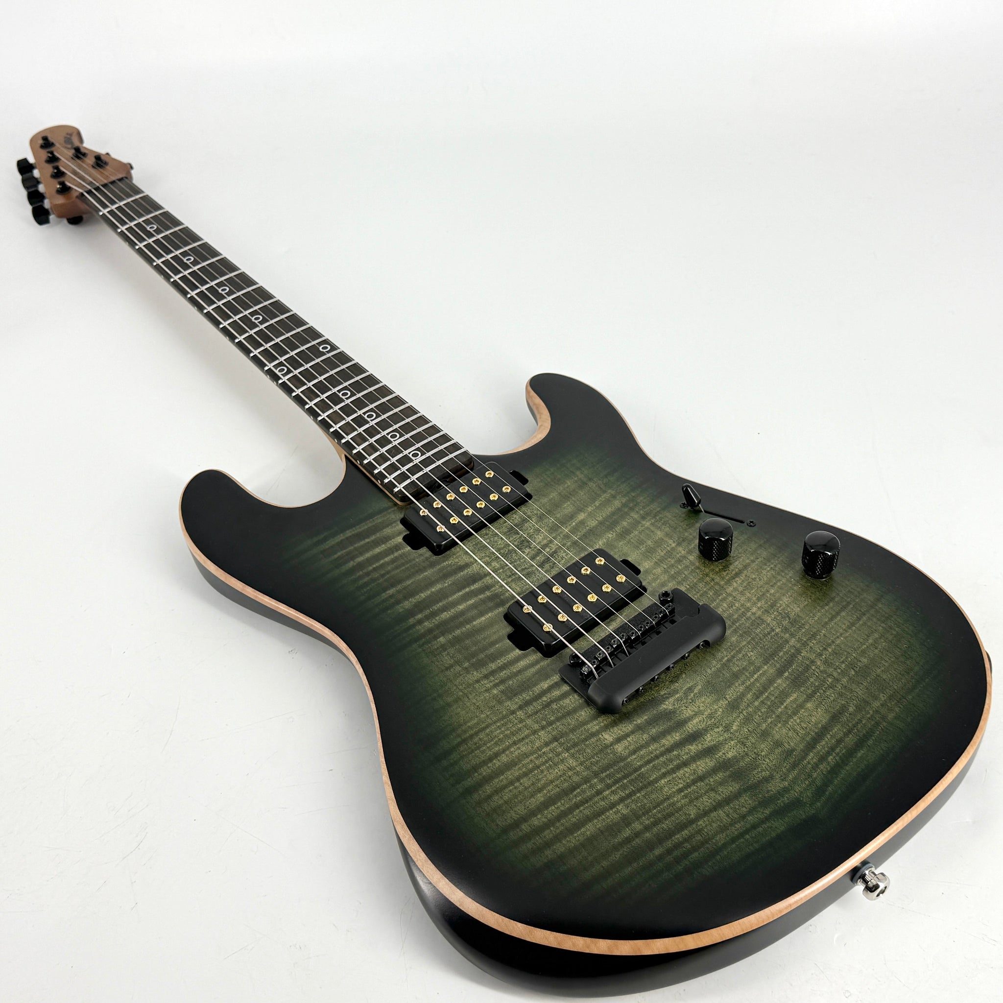 2025 Ernie Ball Music Man Rabea Massaad Sabre - Emerald Hill Burst Default Title | Tonebay