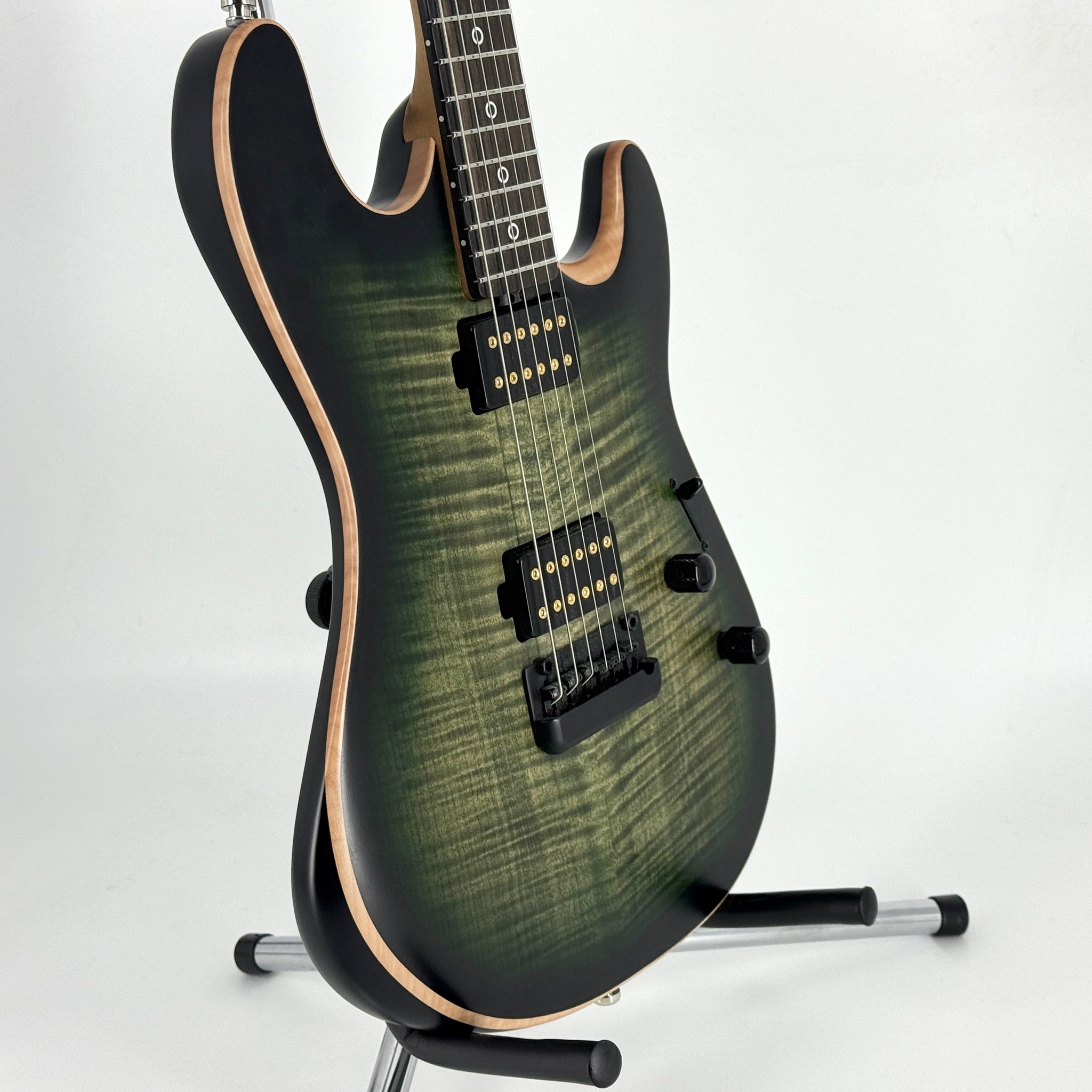 2025 Ernie Ball Music Man Rabea Massaad Sabre - Emerald Hill Burst | Tonebay