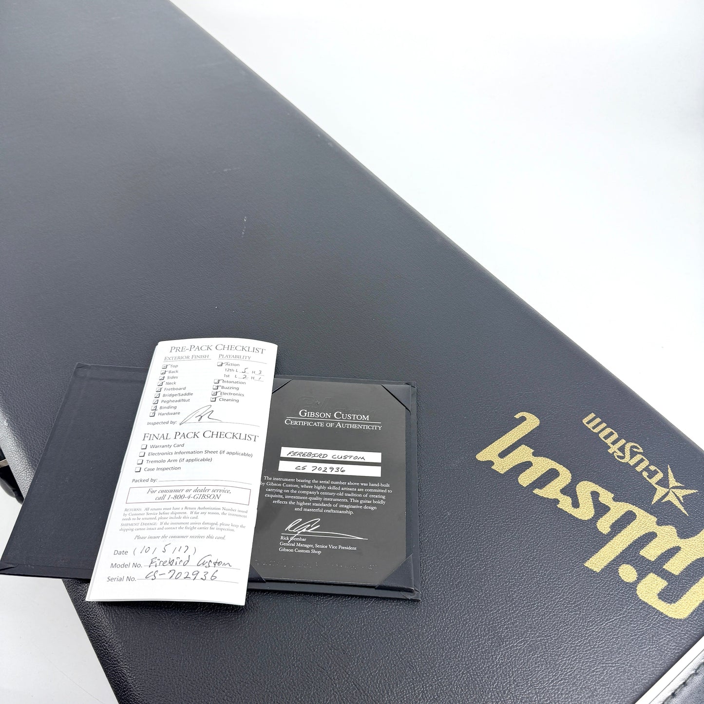 2017 Gibson Firebird Custom - Ebony | Tonebay