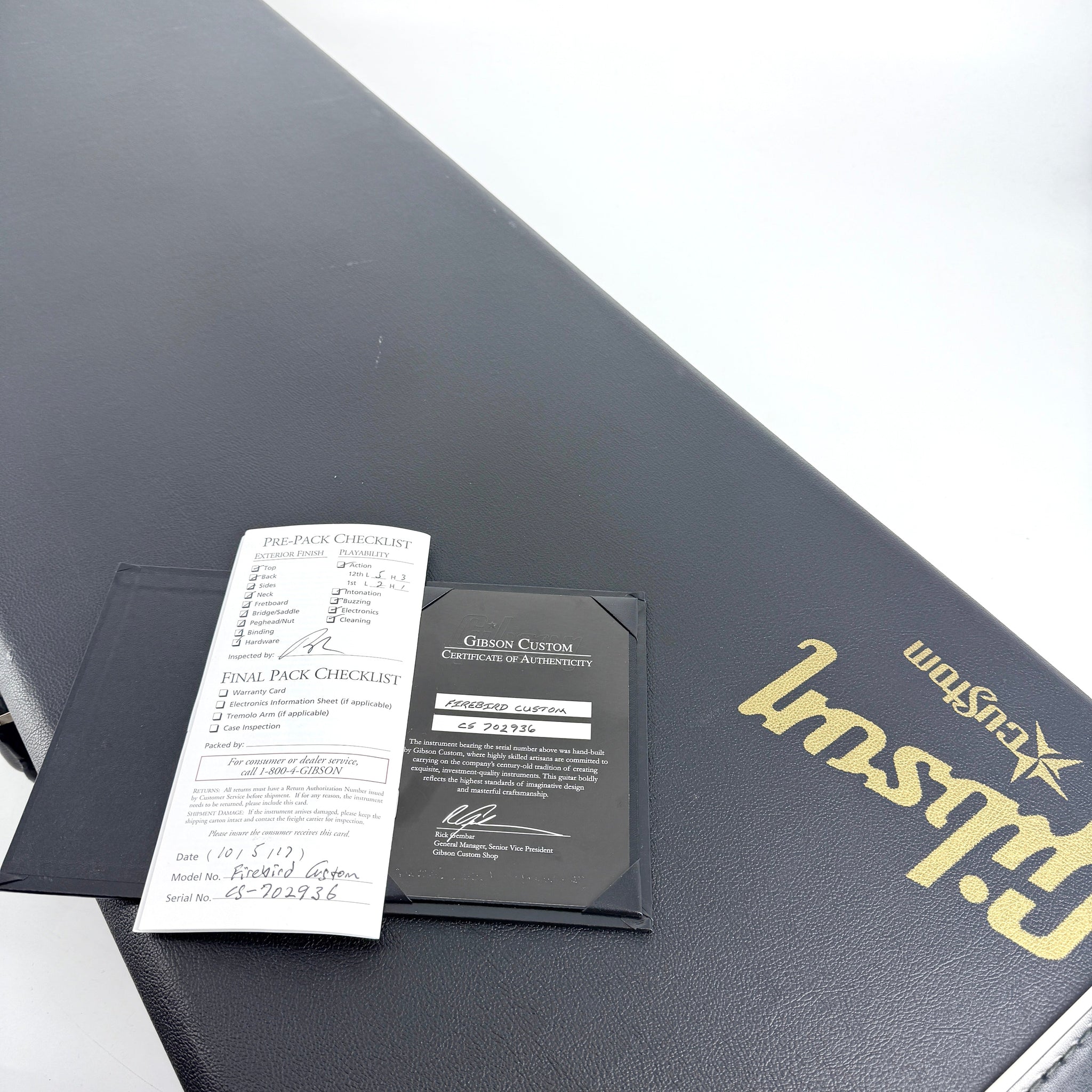 2017 Gibson Firebird Custom - Ebony | Tonebay