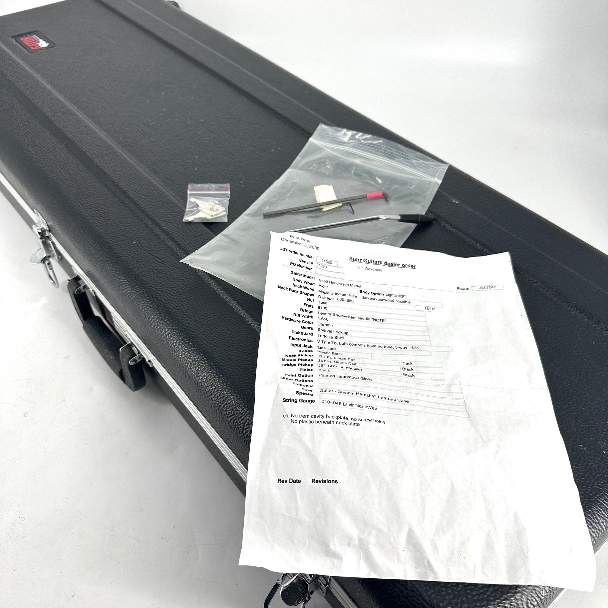 2009 Suhr Scott Henderson Custom HSS – Black | Tonebay