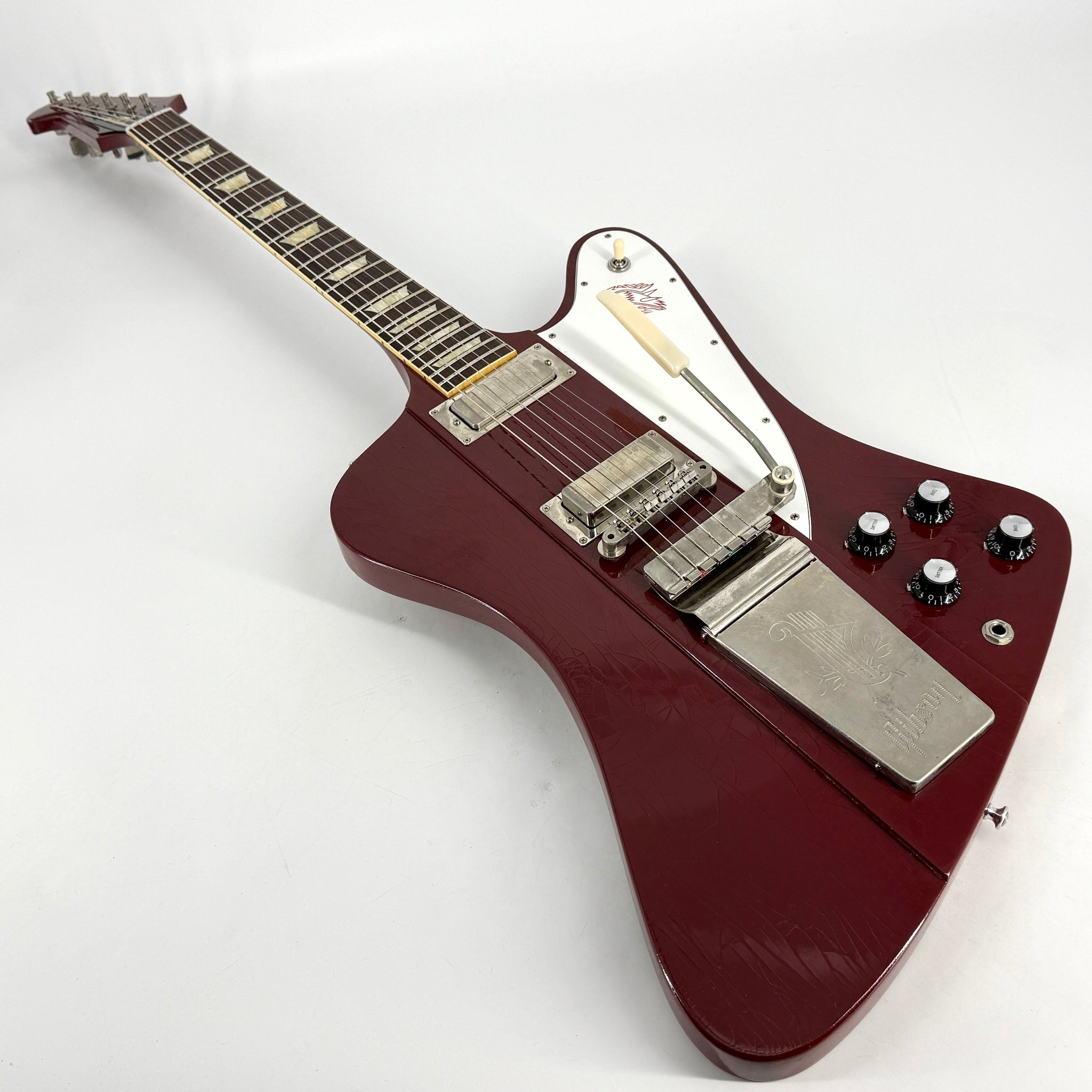 2021 Gibson Custom Shop Murphy Lab Ultra Light Aged 1963 Firebird V - Ember Red Default Title | Tonebay