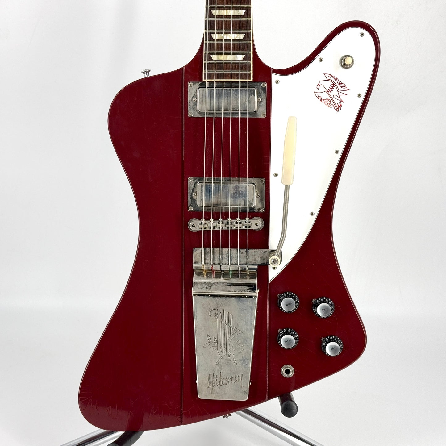 2021 Gibson Custom Shop Murphy Lab Ultra Light Aged 1963 Firebird V - Ember Red | Tonebay