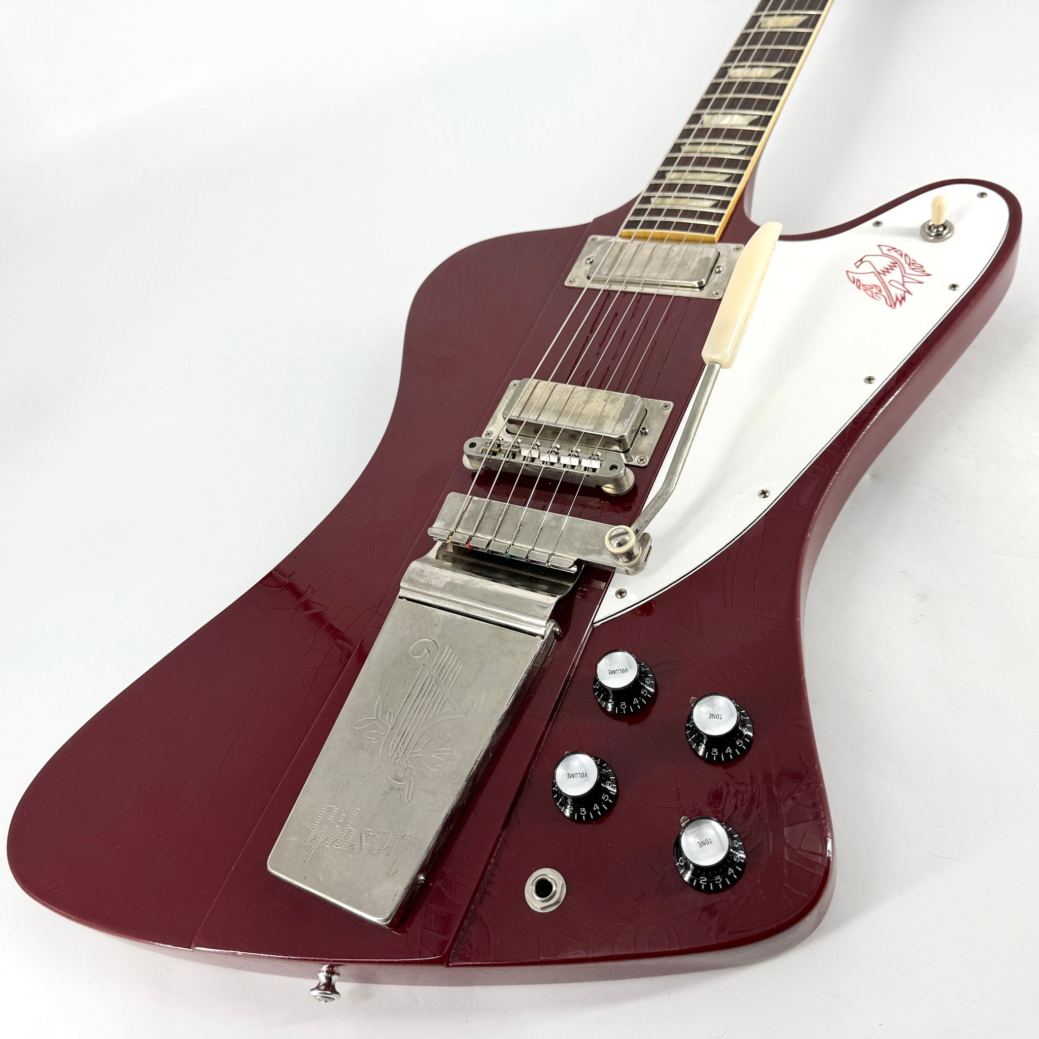2021 Gibson Custom Shop Murphy Lab Ultra Light Aged 1963 Firebird V - Ember Red | Tonebay