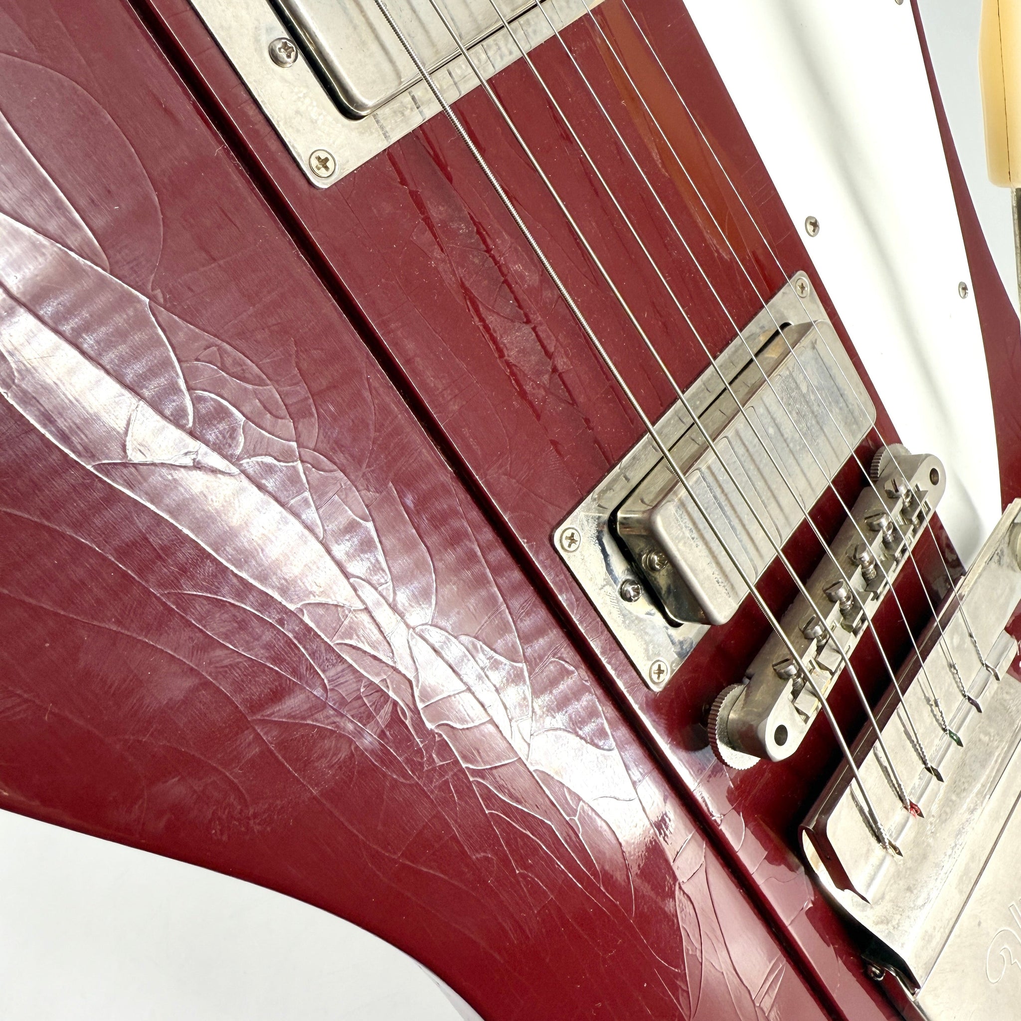 2021 Gibson Custom Shop Murphy Lab Ultra Light Aged 1963 Firebird V - Ember Red | Tonebay