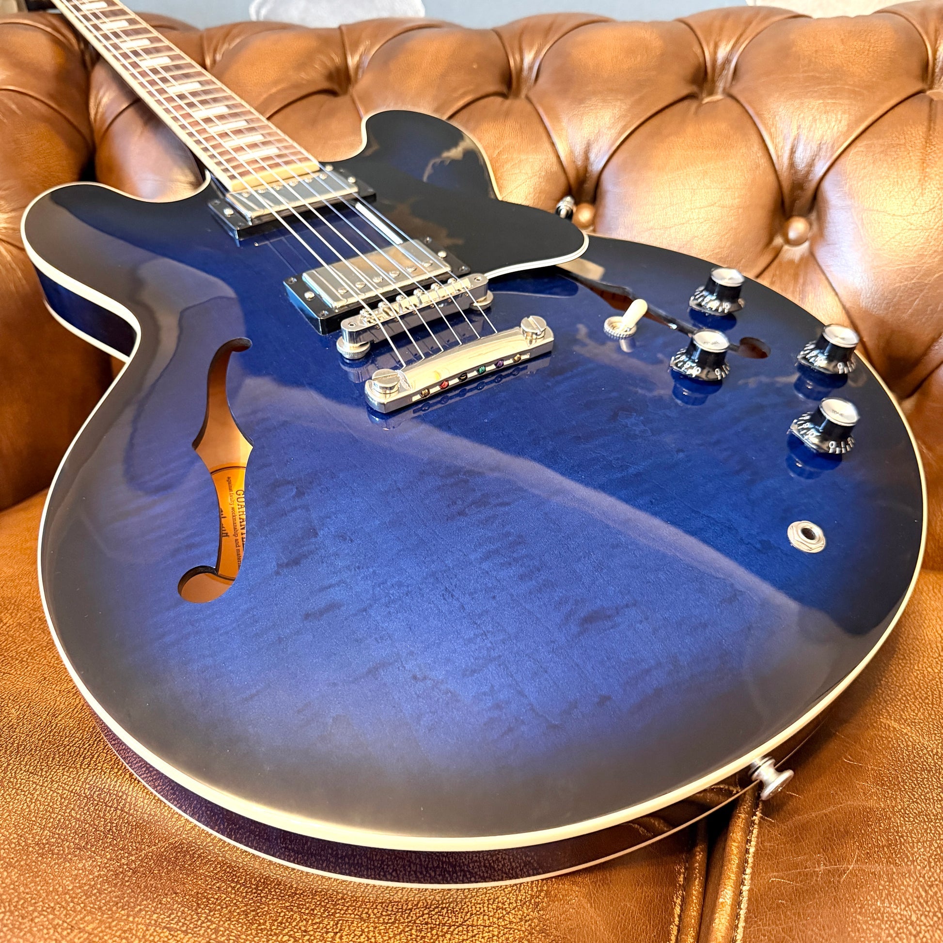 2024 Gibson ES-335 Figured – Deep Ocean Burst