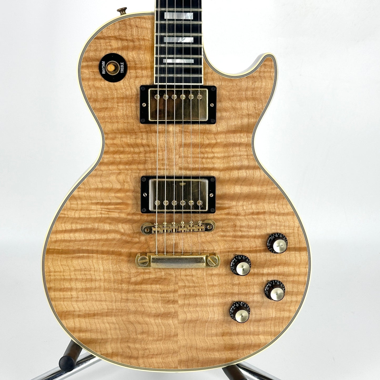 2007 Gibson Shop '68 Les Paul Custom Flame – Vintage Natural | Tonebay