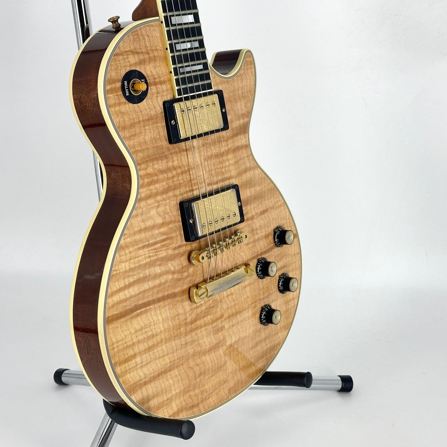 2007 Gibson Shop '68 Les Paul Custom Flame – Vintage Natural | Tonebay