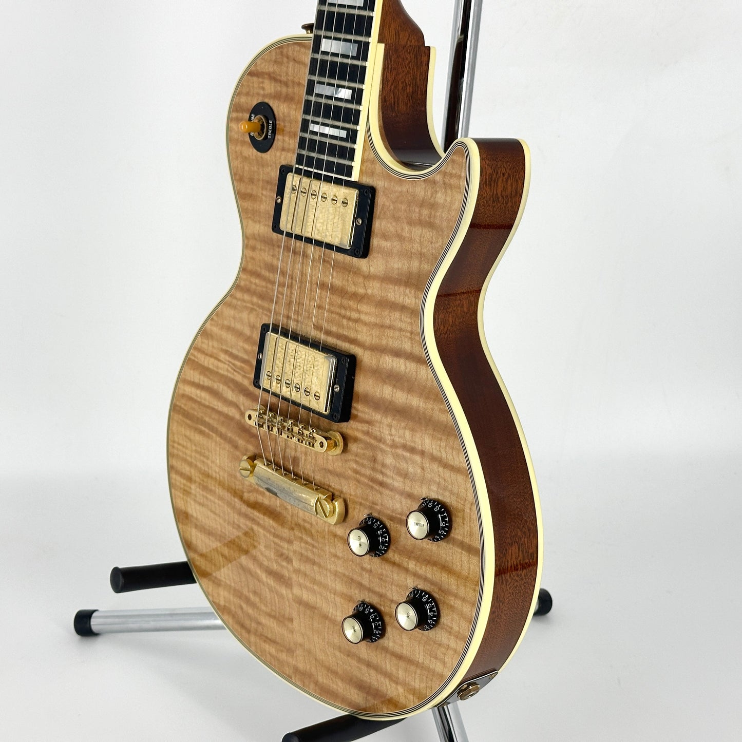 2007 Gibson Shop '68 Les Paul Custom Flame – Vintage Natural | Tonebay