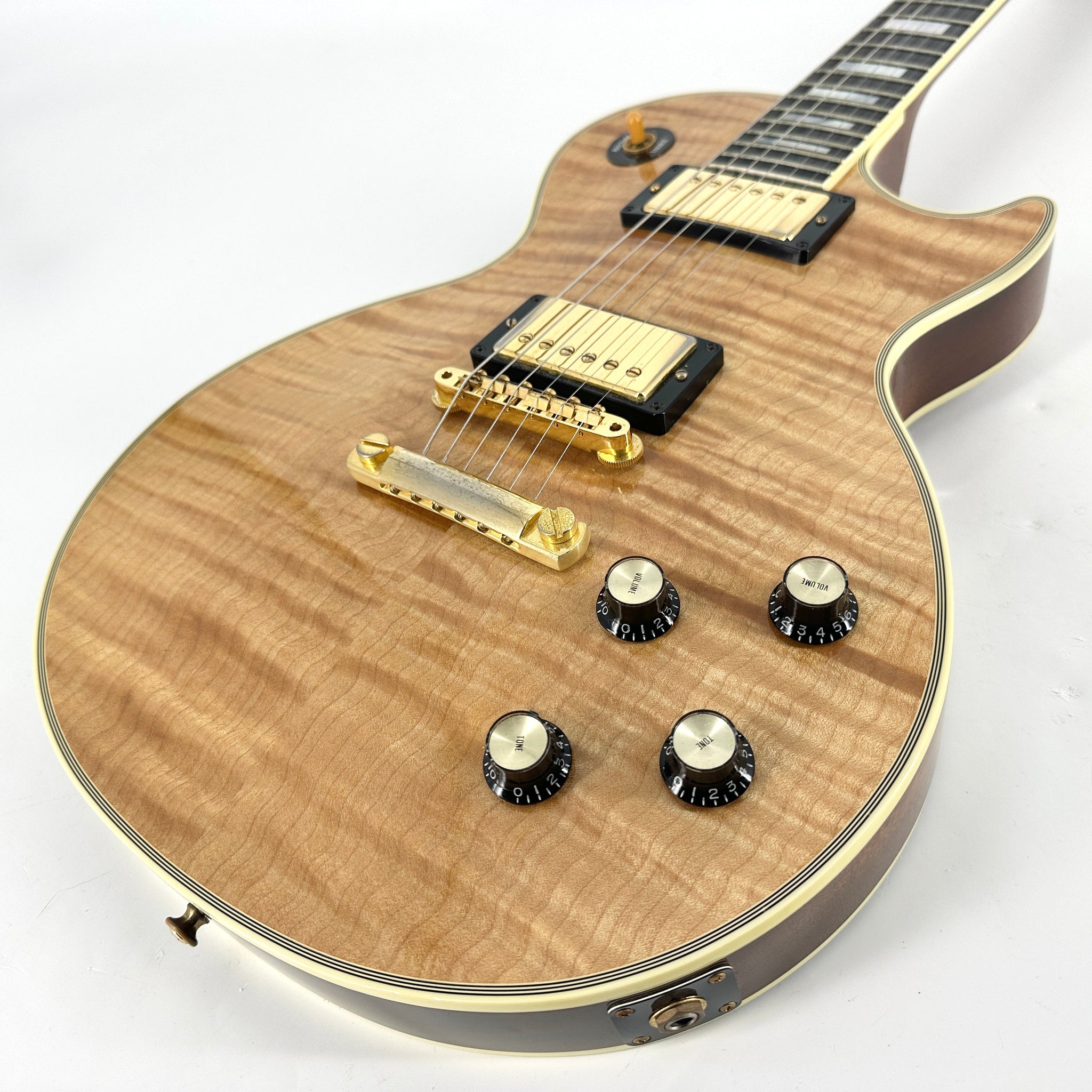 2007 Gibson Shop '68 Les Paul Custom Flame – Vintage Natural | Tonebay