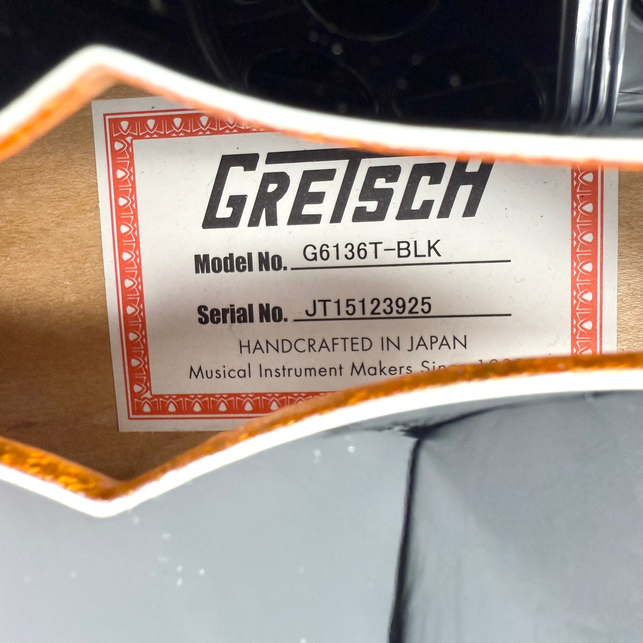 2015 Gretsch Falcon G6136T - Black | Tonebay