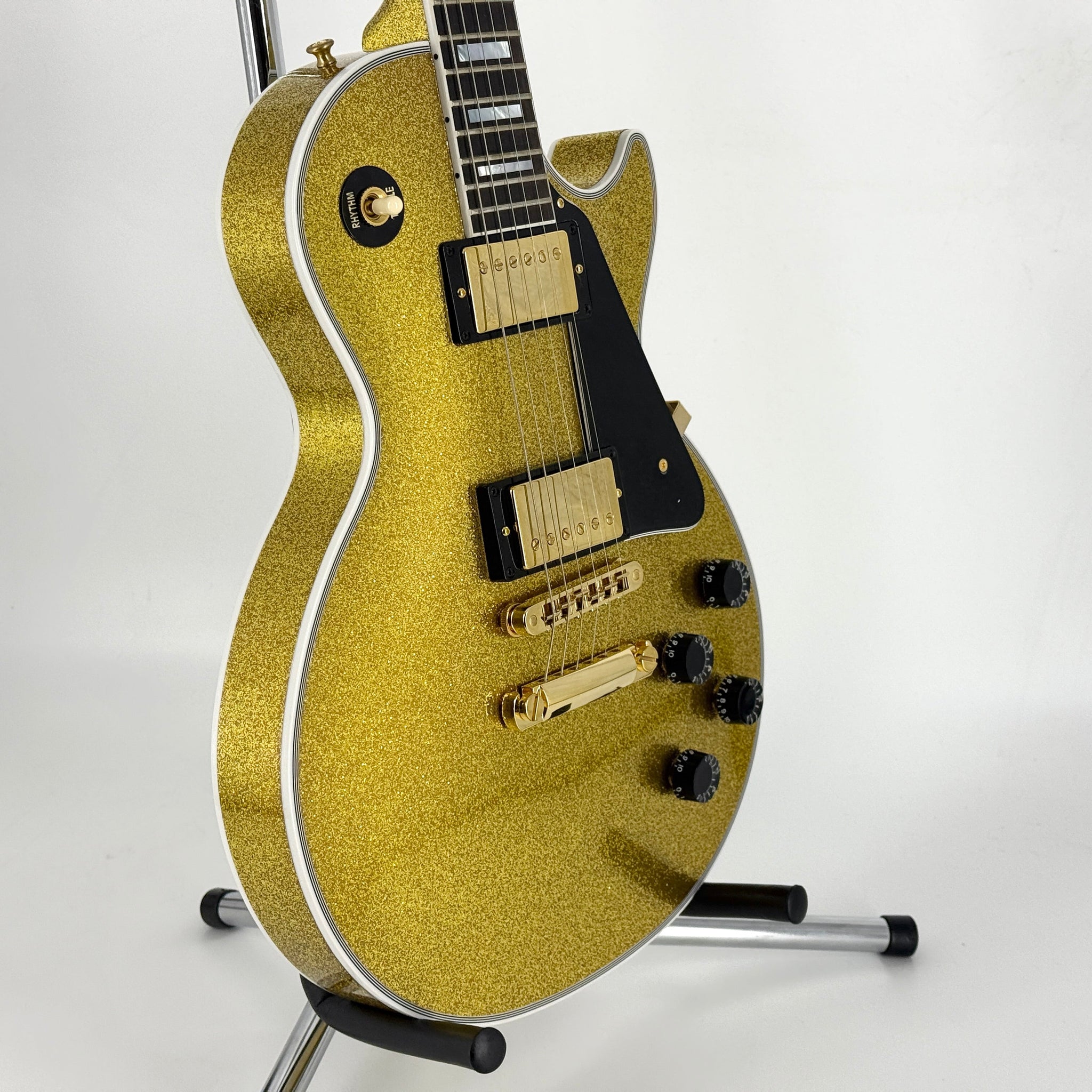 2024 Gibson Custom Made to Measure Les Paul Custom - Gold Sparkle | Tonebay