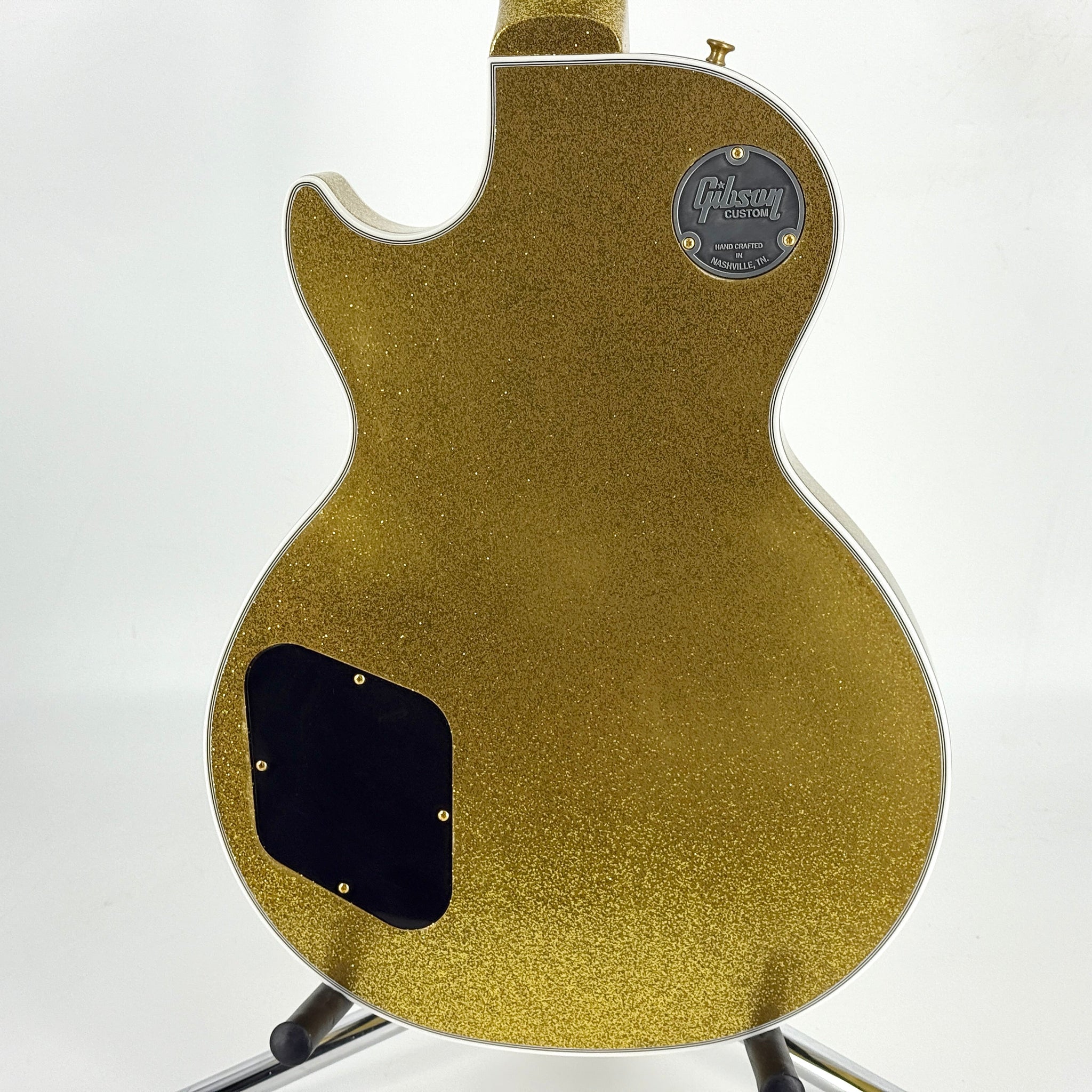 2024 Gibson Custom Made to Measure Les Paul Custom - Gold Sparkle | Tonebay
